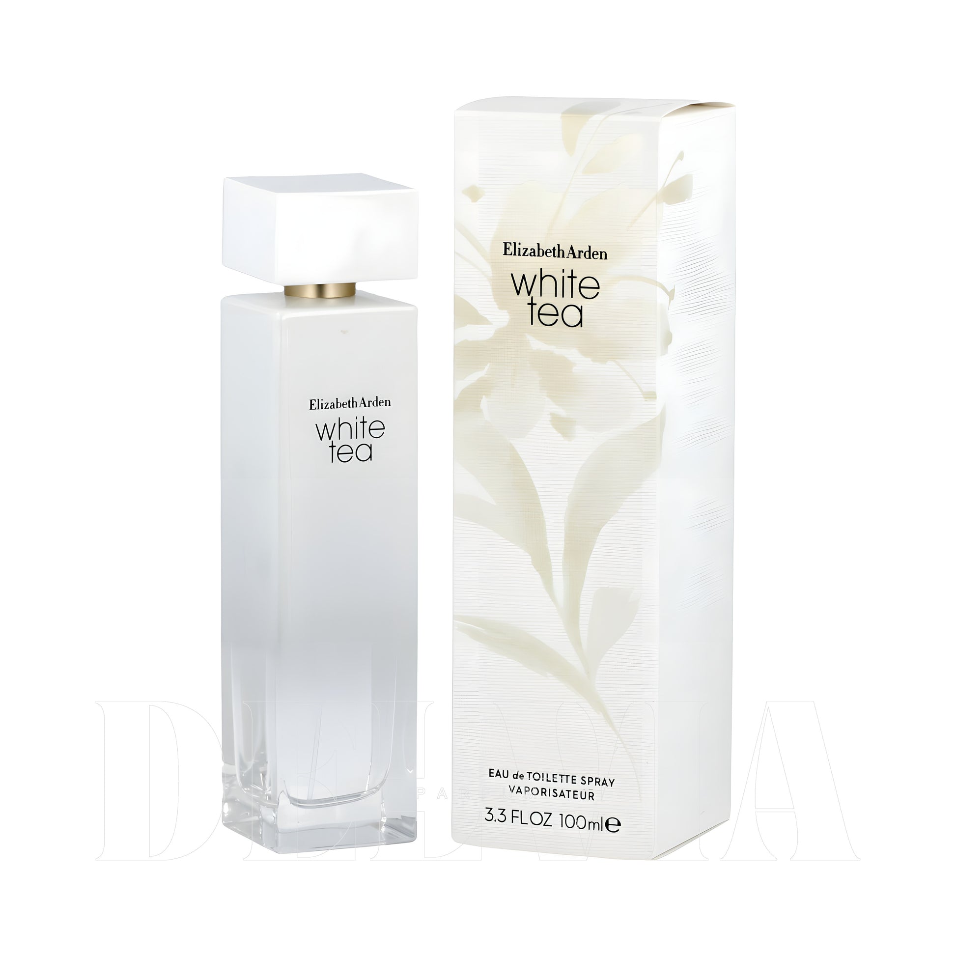 Elizabeth Arden White Tea 15 ml dekant parfüm — kutu ve şişe görseli