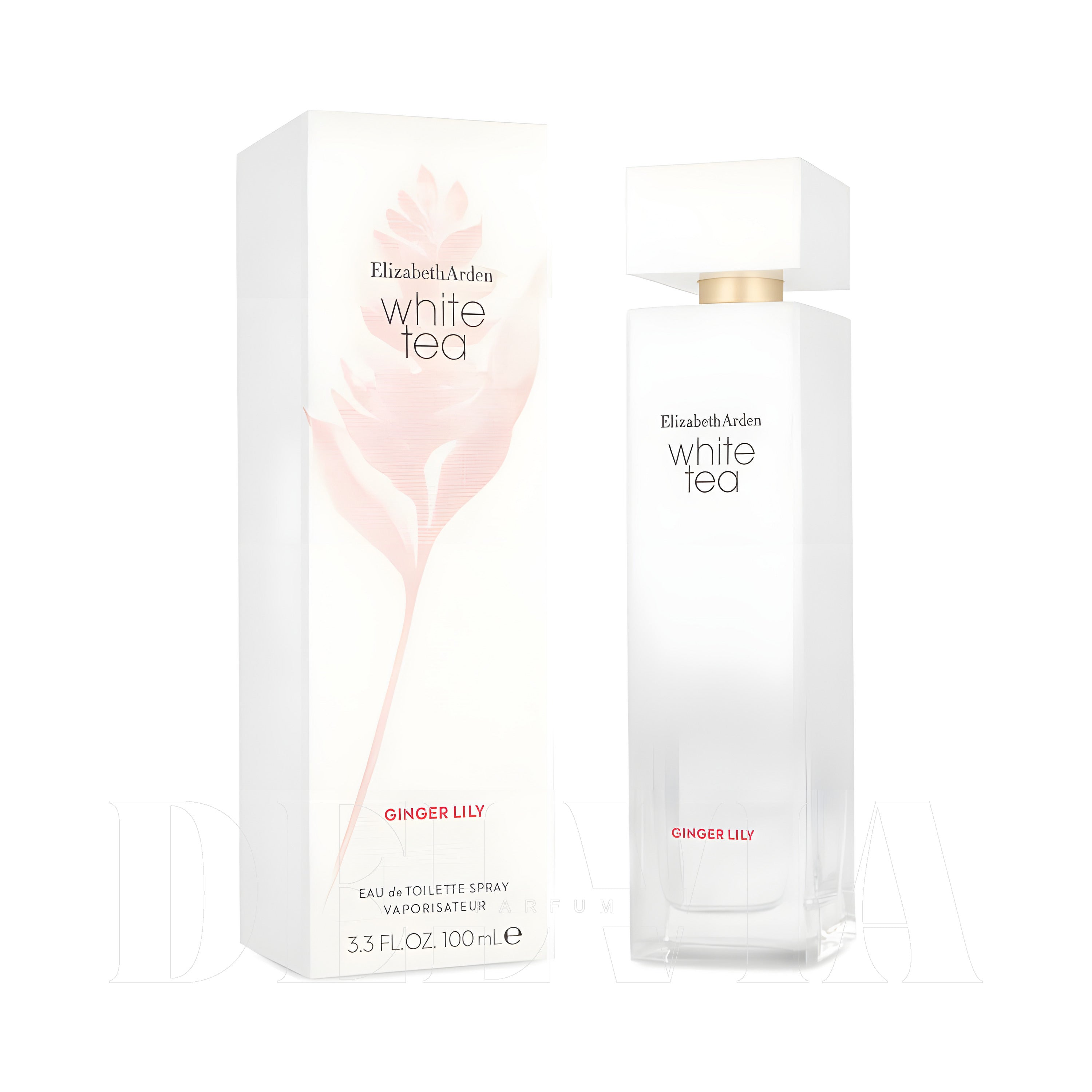 Elizabeth Arden White Tea Ginger Lily 2 ml dekant parfüm — kutu ve şişe görseli