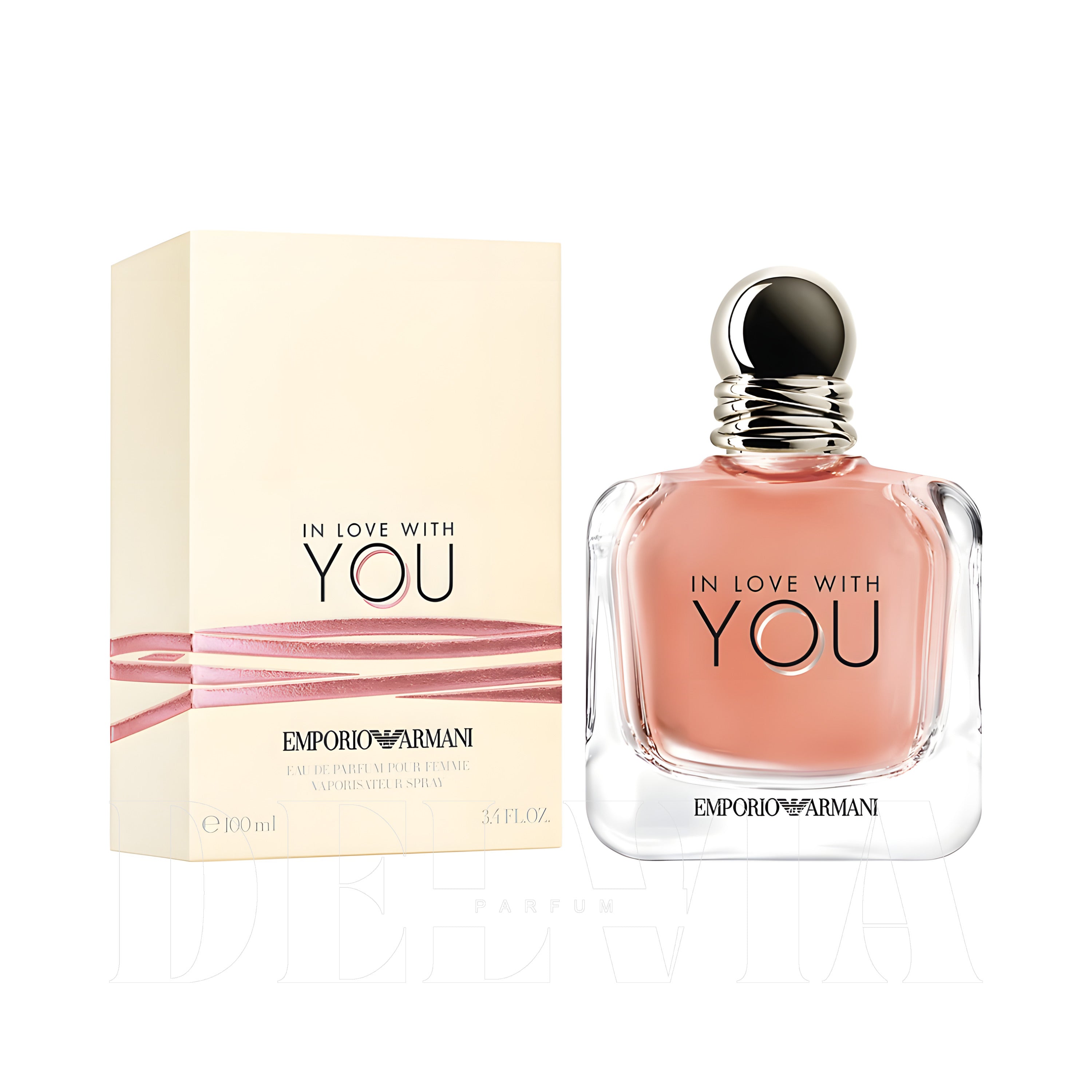 Emporio Armani In Love With You 5 ml dekant parfüm — kutu ve şişe görseli
