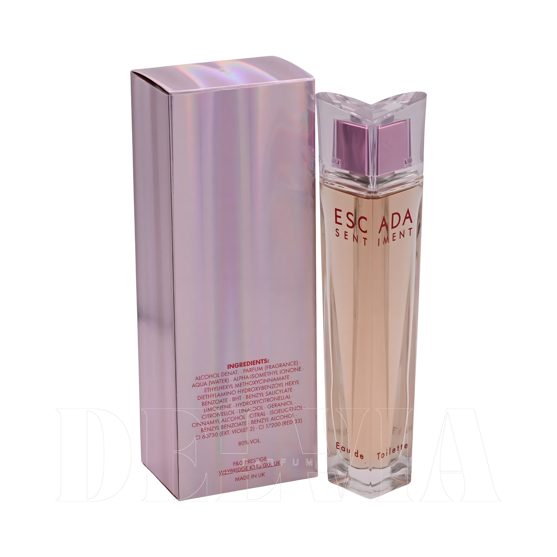 Escada Sentiment 30 ml dekant parfüm — kutu ve şişe görseli
