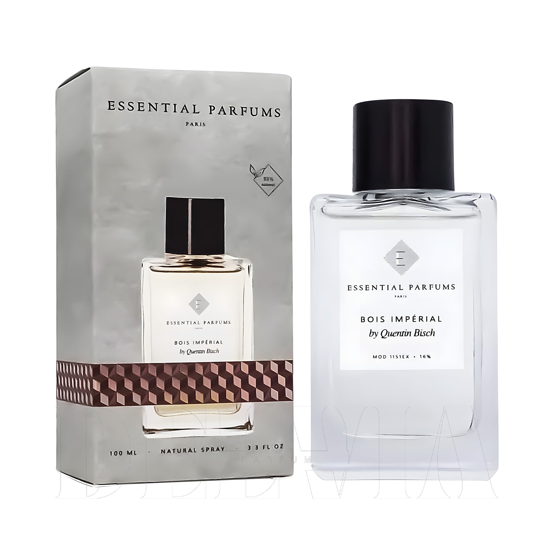 Essential Parfums Bois Imperial Tam Boy Parfum — kutu ve şişe görseli