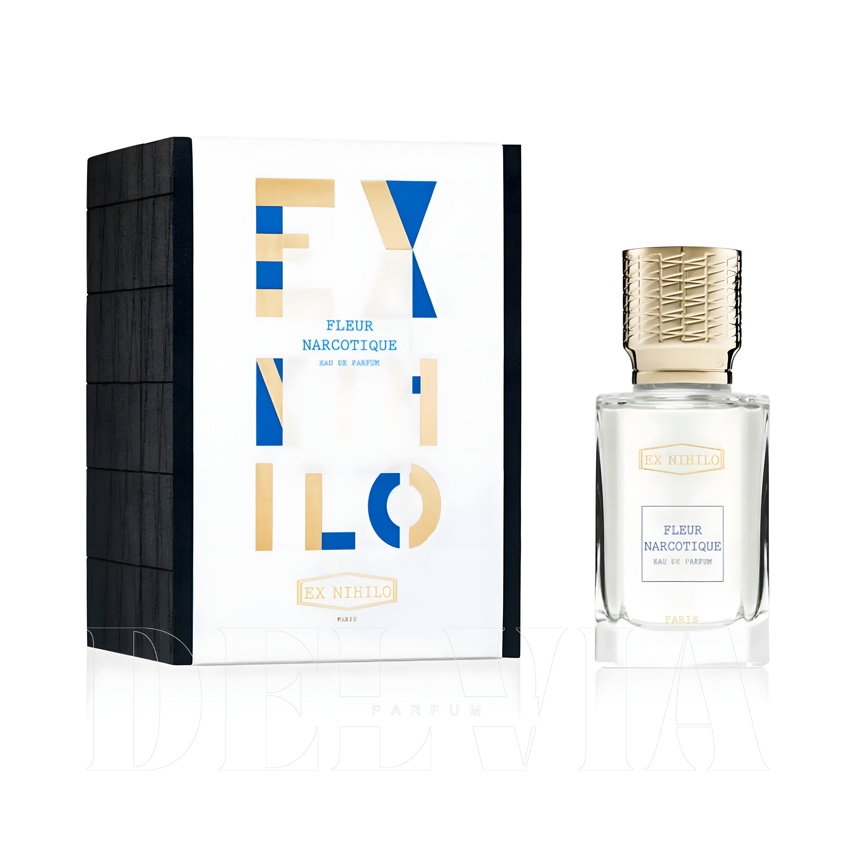 Ex Nihilo Extrait Fleur Narcotique Katı Parfum — kutu ve şişe görseli