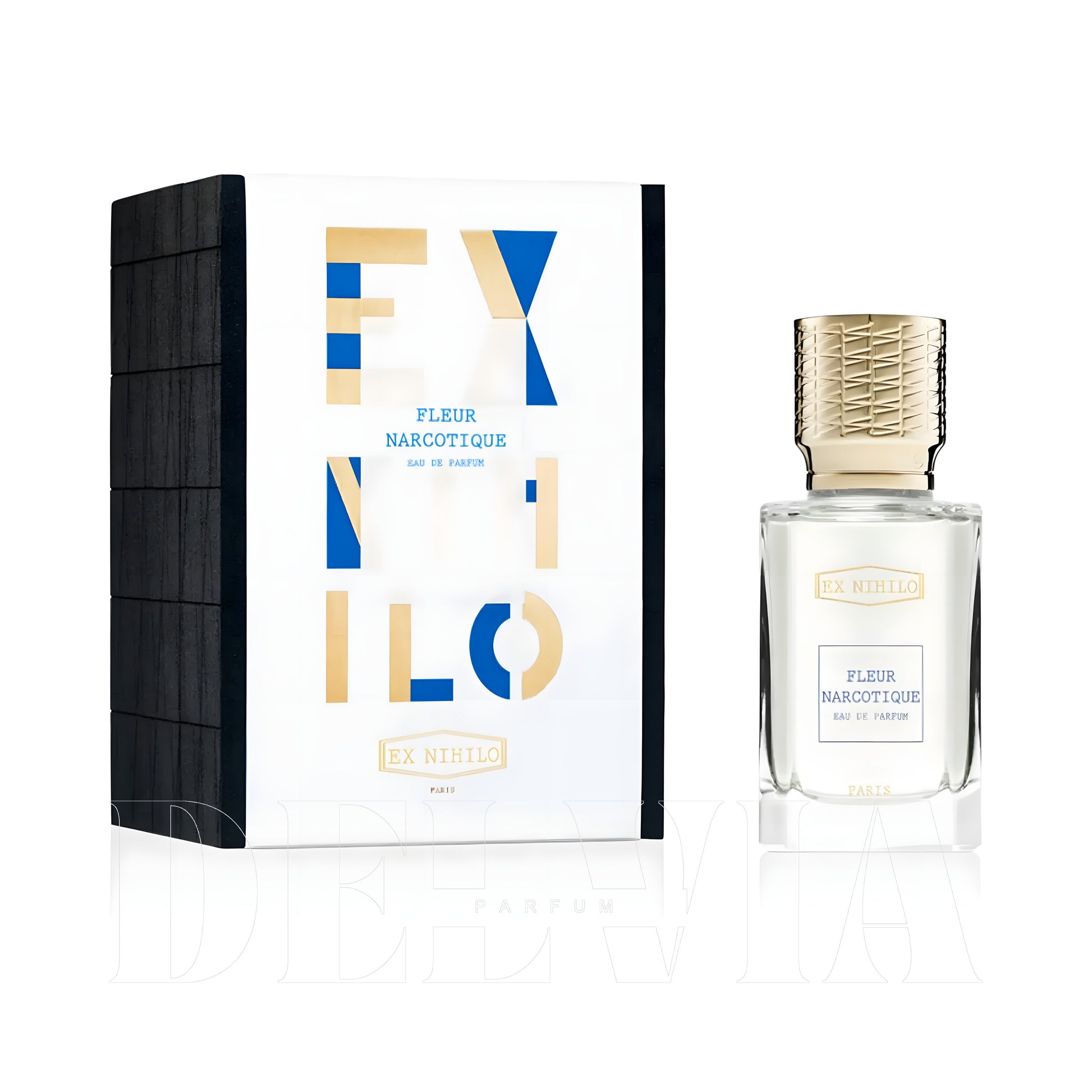 Ex Nihilo Extrait Fleur Narcotique Tam Boy Parfum — kutu ve şişe görseli