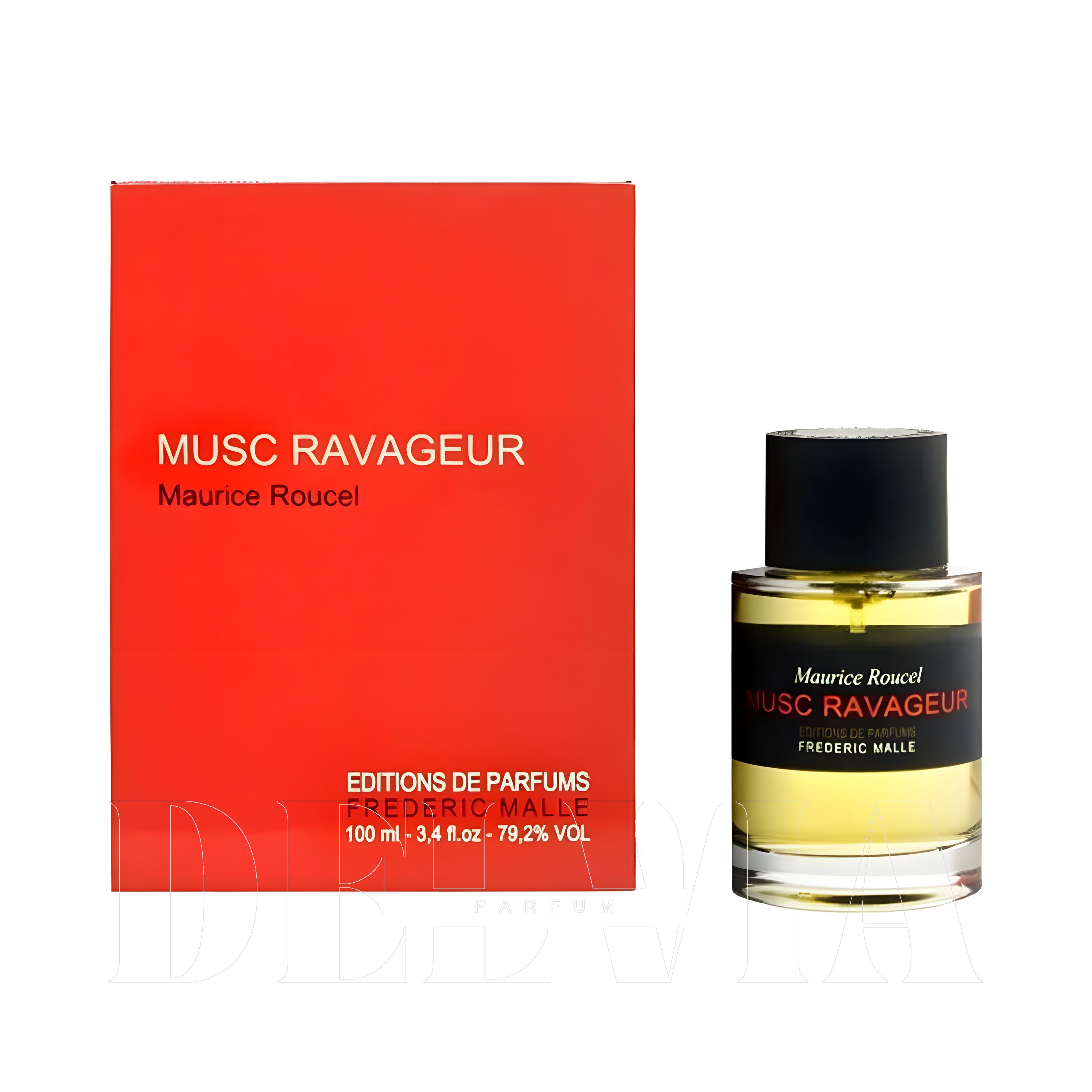 Frederic Malle Musc Ravageur 5 ml dekant parfüm — kutu ve şişe görseli