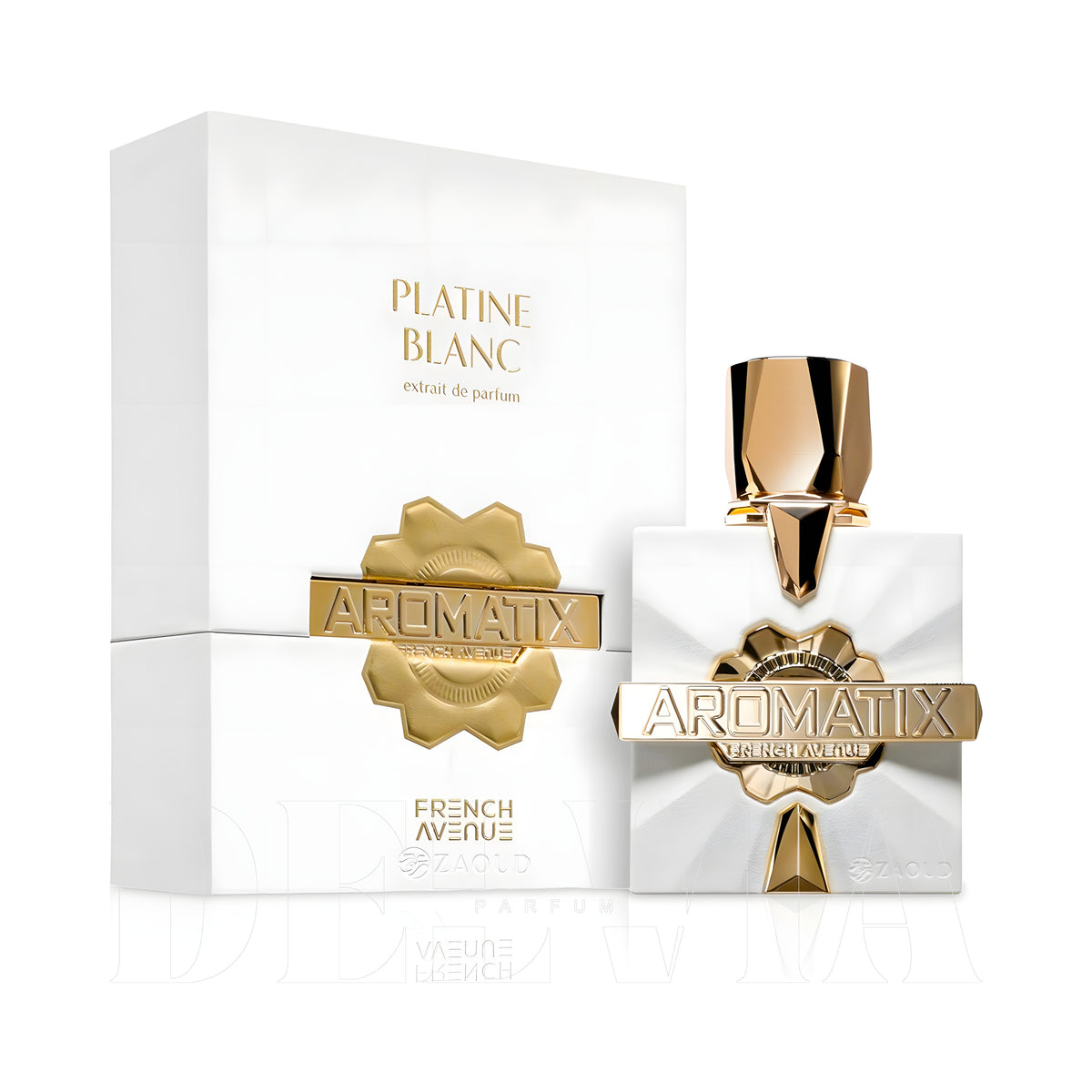 French Avenue Aromatix Platine Blanc Extrait 20 ml dekant parfüm — şişe+kutu görseli