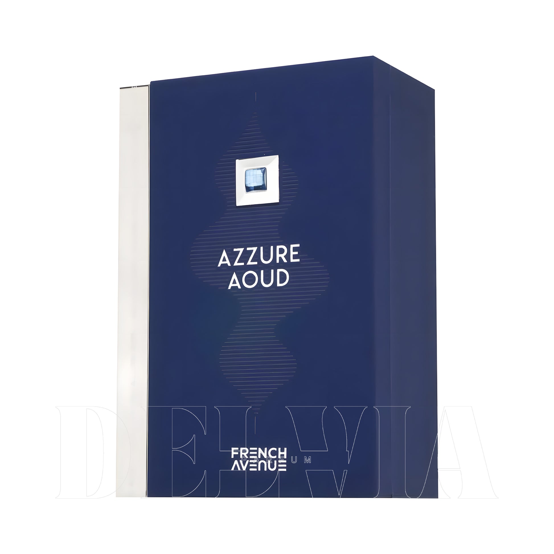French Avenue Azzure Aoud Tam Boy Parfum — kutu ve şişe görseli