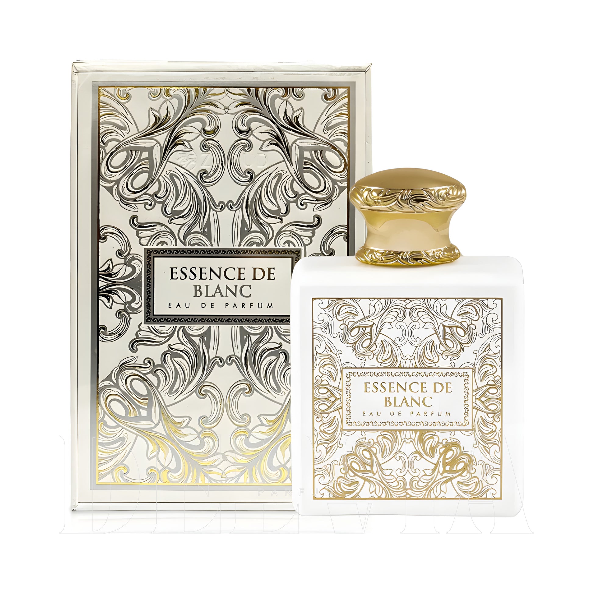 French Avenue Essence De Blanc Edp 2 ml dekant parfüm — kutu ve şişe görseli