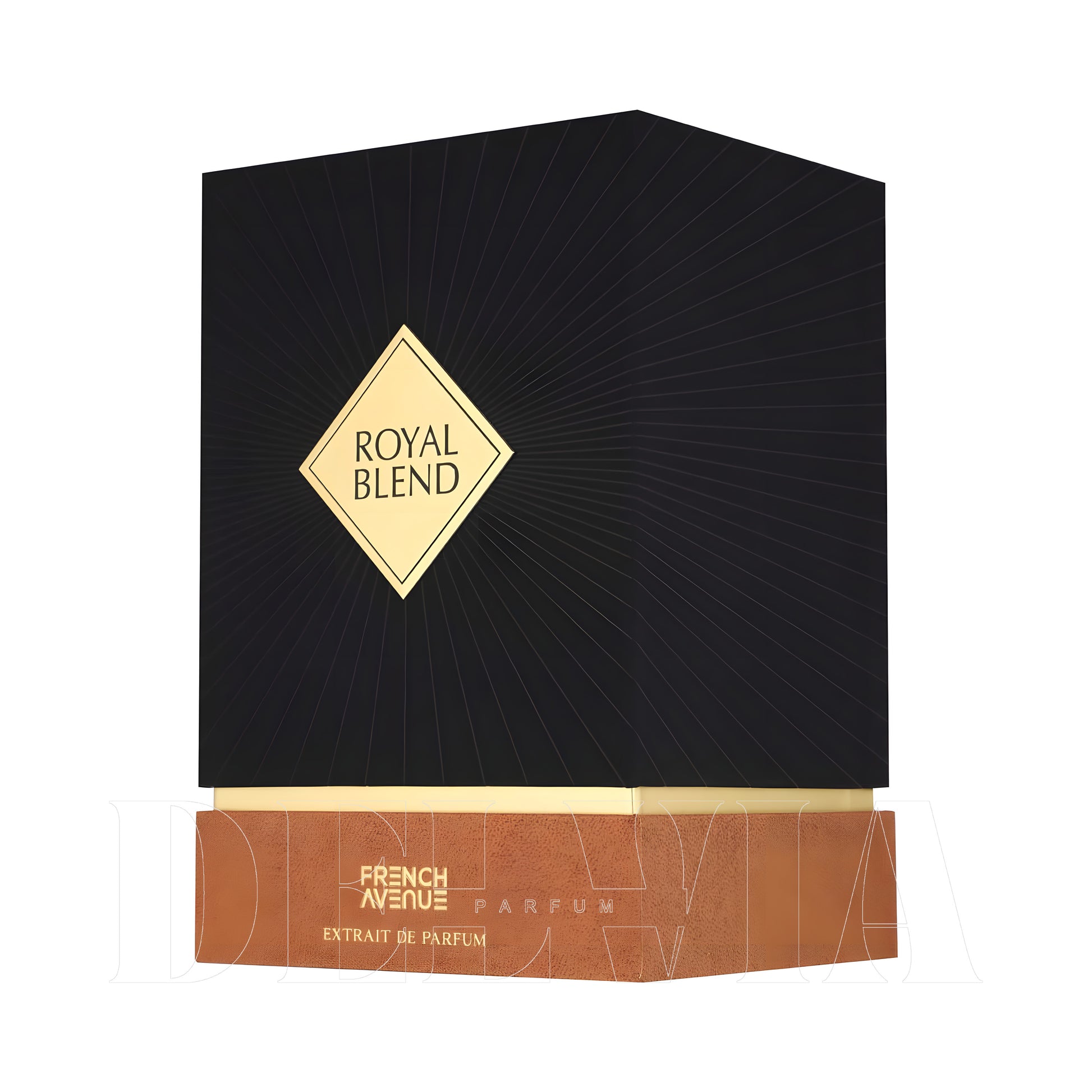 French Avenue Royal Blend French Avenue 1 ml dekant parfüm — kutu ve şişe görseli