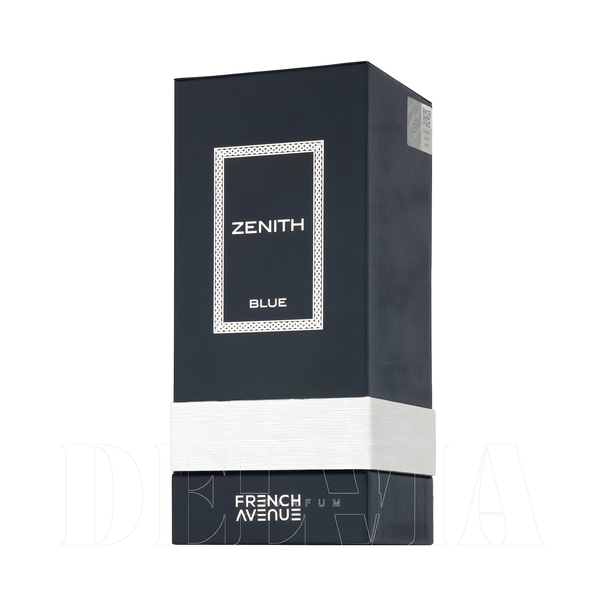 French Avenue Zenith Blue 2 ml dekant parfüm — kutu ve şişe görseli