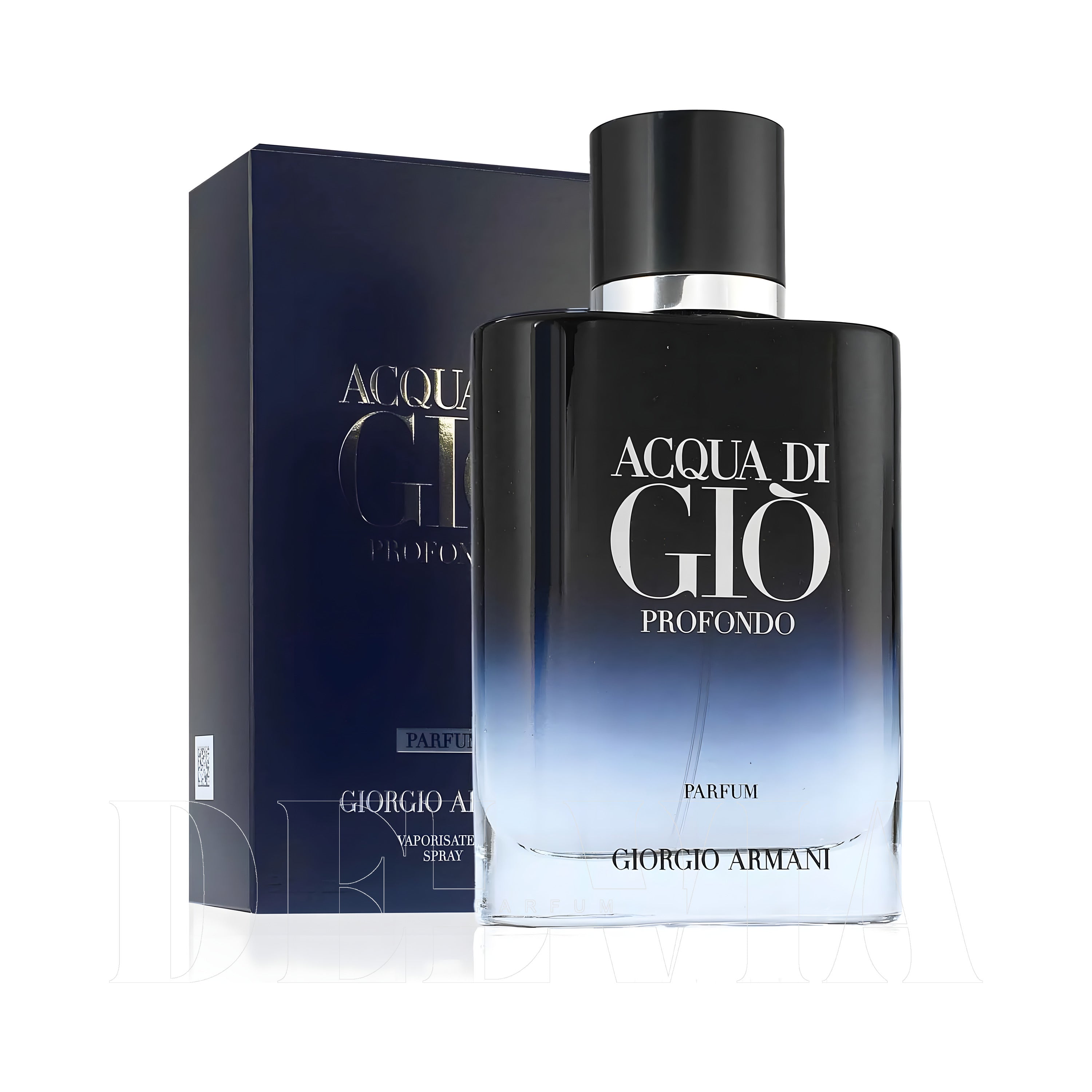 Giorgio Armani Acqua Di Gio Profondo Parfum 10 ml dekant parfüm — kutu ve şişe görseli