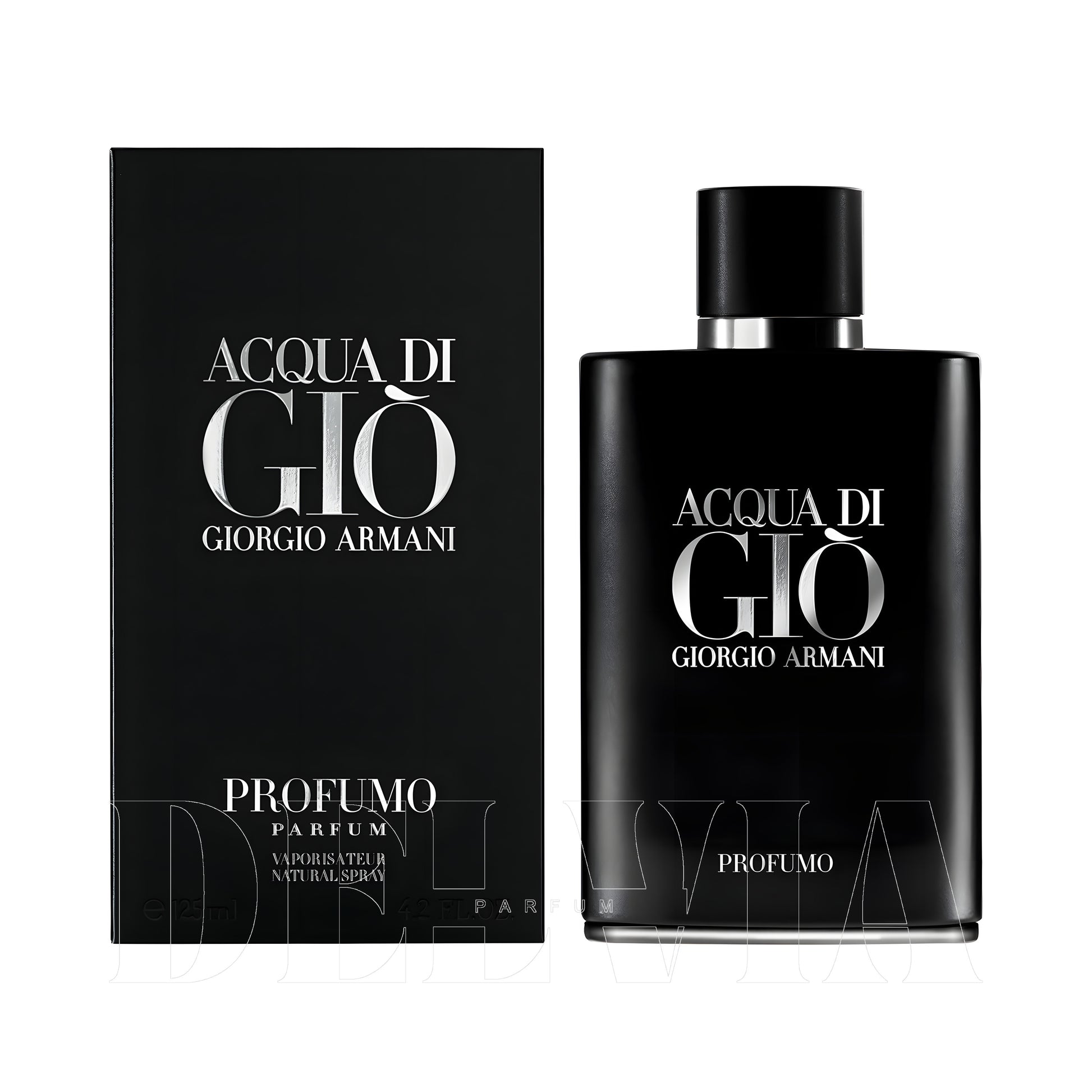 Giorgio Armani Acqua Di Gio Profumo 20 ml dekant parfüm — kutu ve şişe görseli