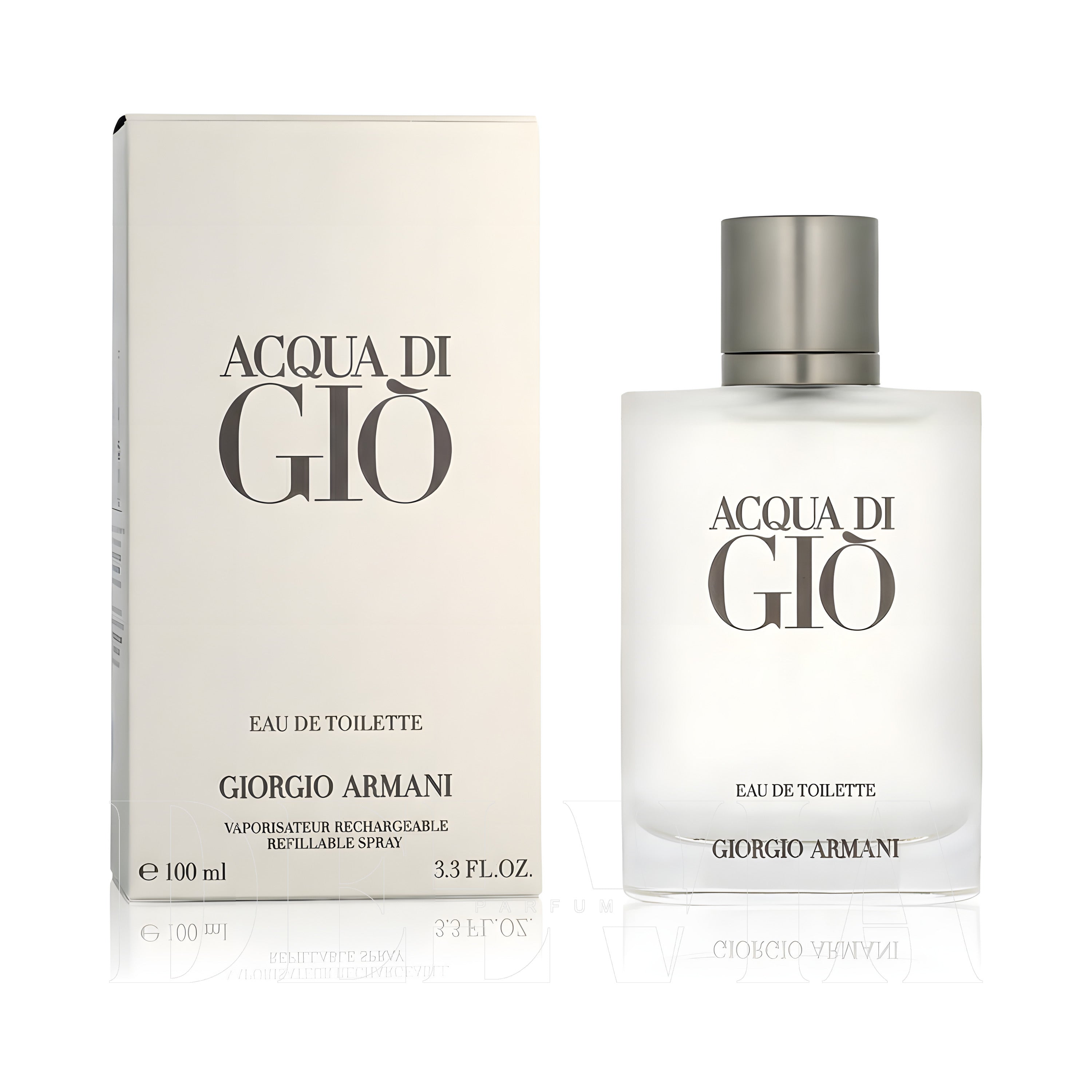 Giorgio Armani Acqua Di Gio Profumo 10 ml dekant parfüm — kutu ve şişe görseli