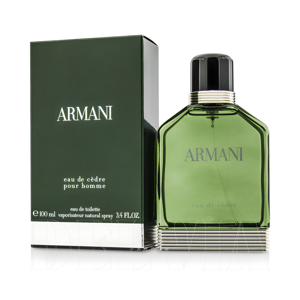 Giorgio Armani Eau De Cedre 2 ml dekant parfüm — kutu ve şişe görseli