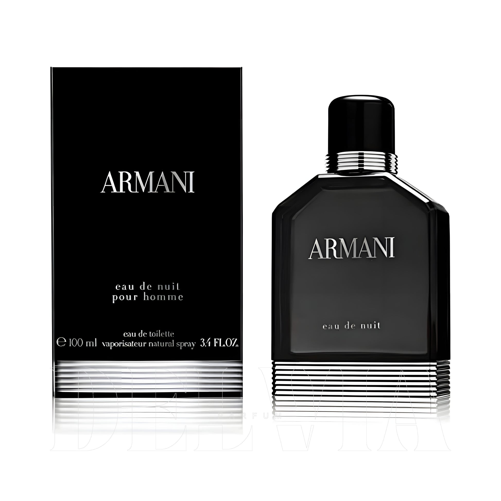 Giorgio Armani Eau De Nuit 5 ml dekant parfüm — kutu ve şişe görseli