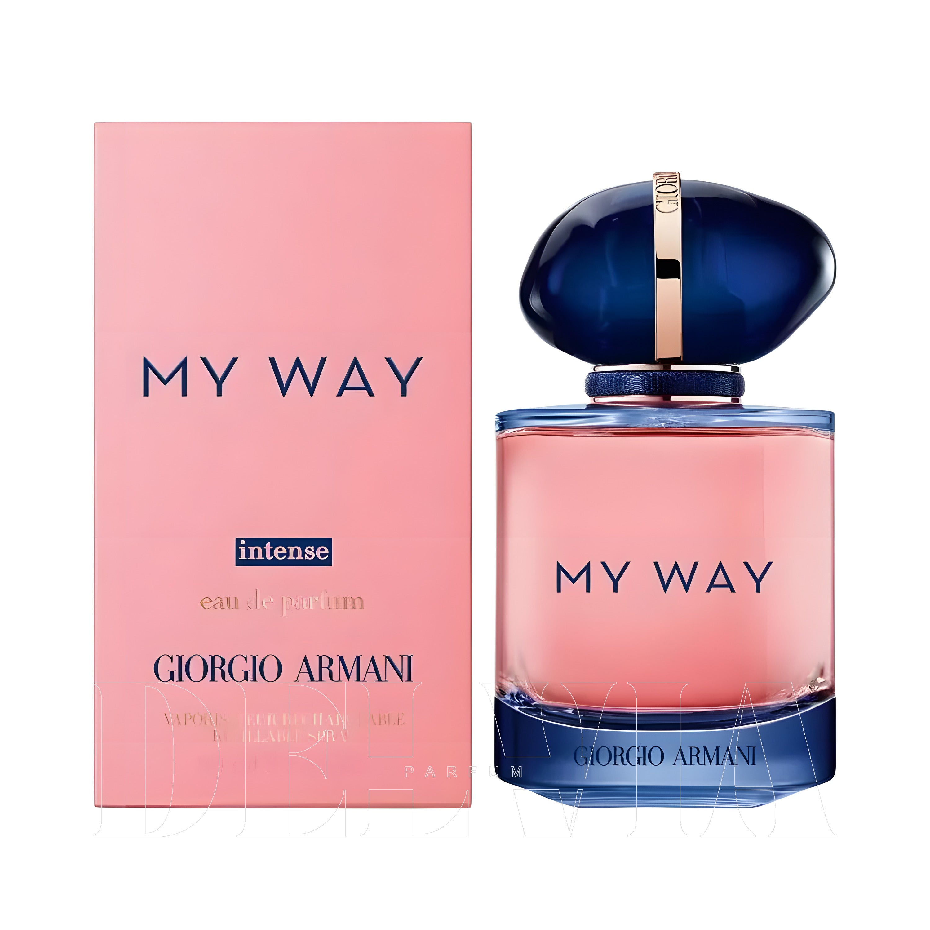Giorgio Armani My Way Intense 30 ml dekant parfüm — kutu ve şişe görseli