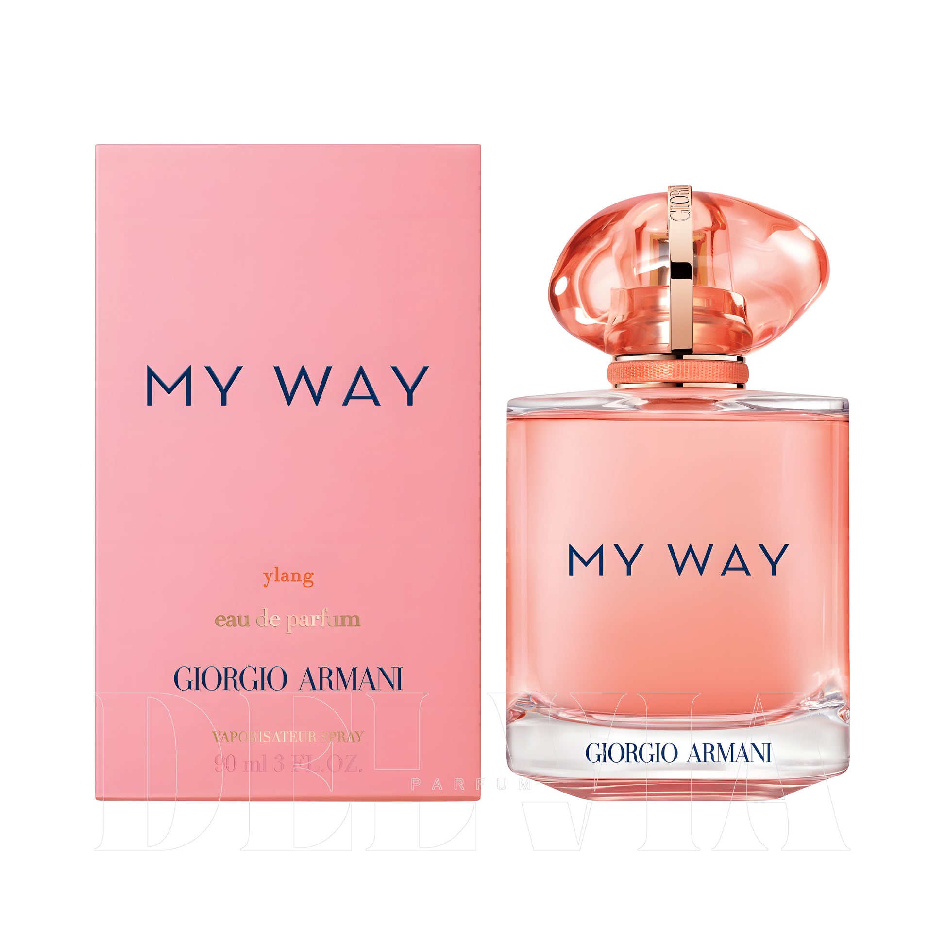 Giorgio Armani My Way Ylang 10 ml dekant parfüm — kutu ve şişe görseli