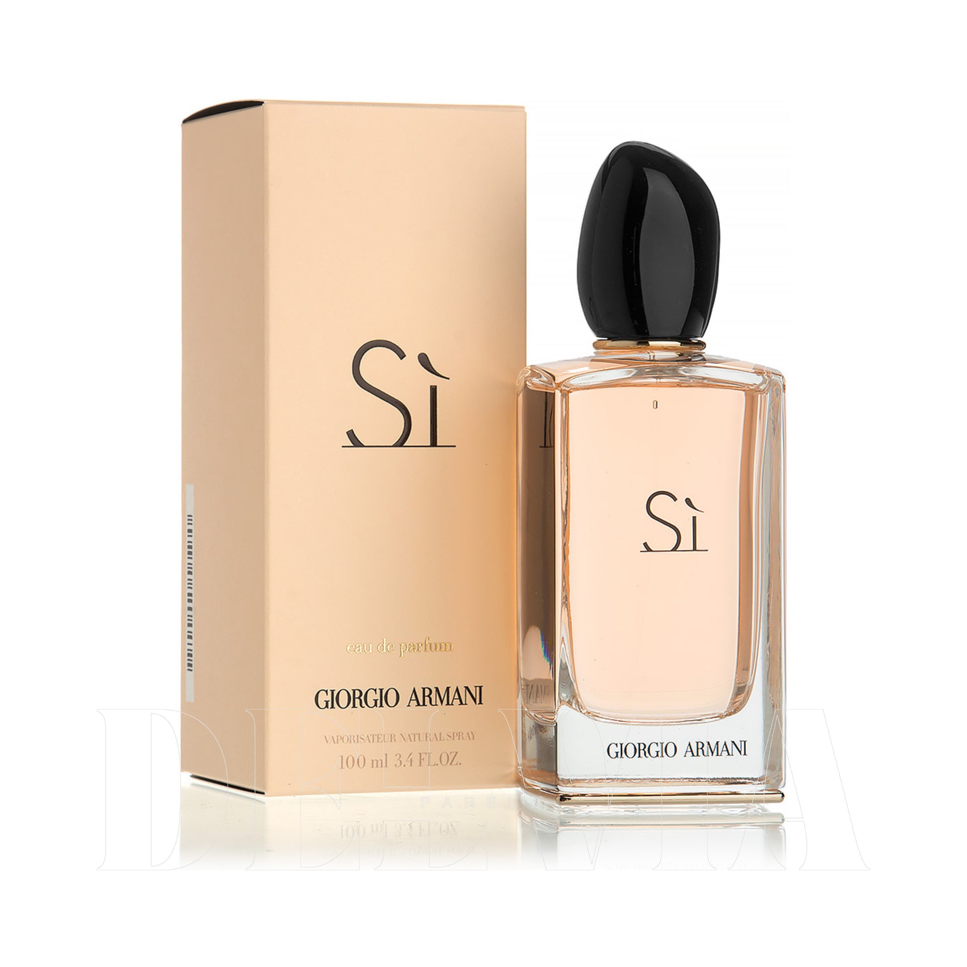 Giorgio Armani Si 5 ml dekant parfüm — kutu ve şişe görseli