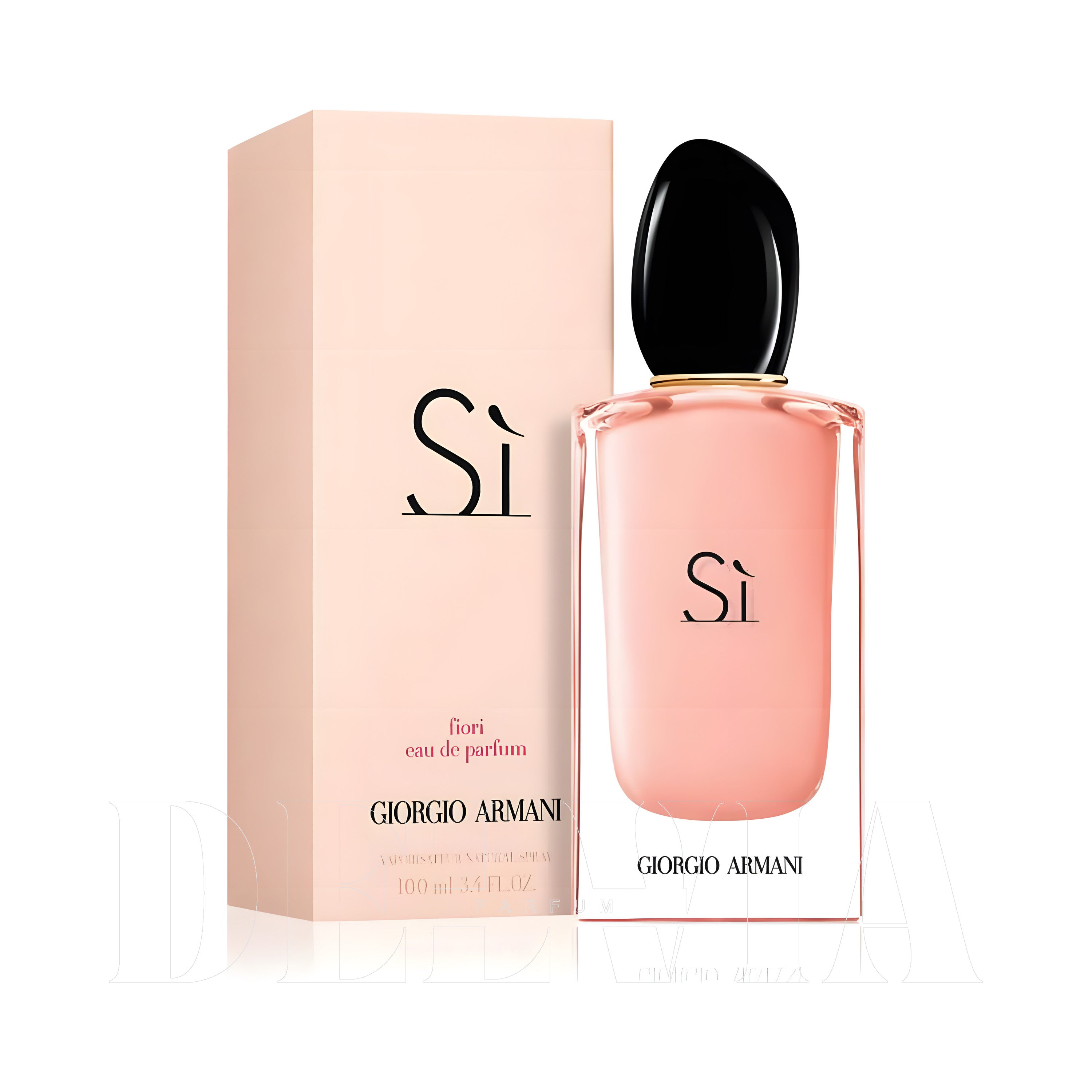 Giorgio Armani Si Fiori Araba Kokusu — kutu ve şişe görseli