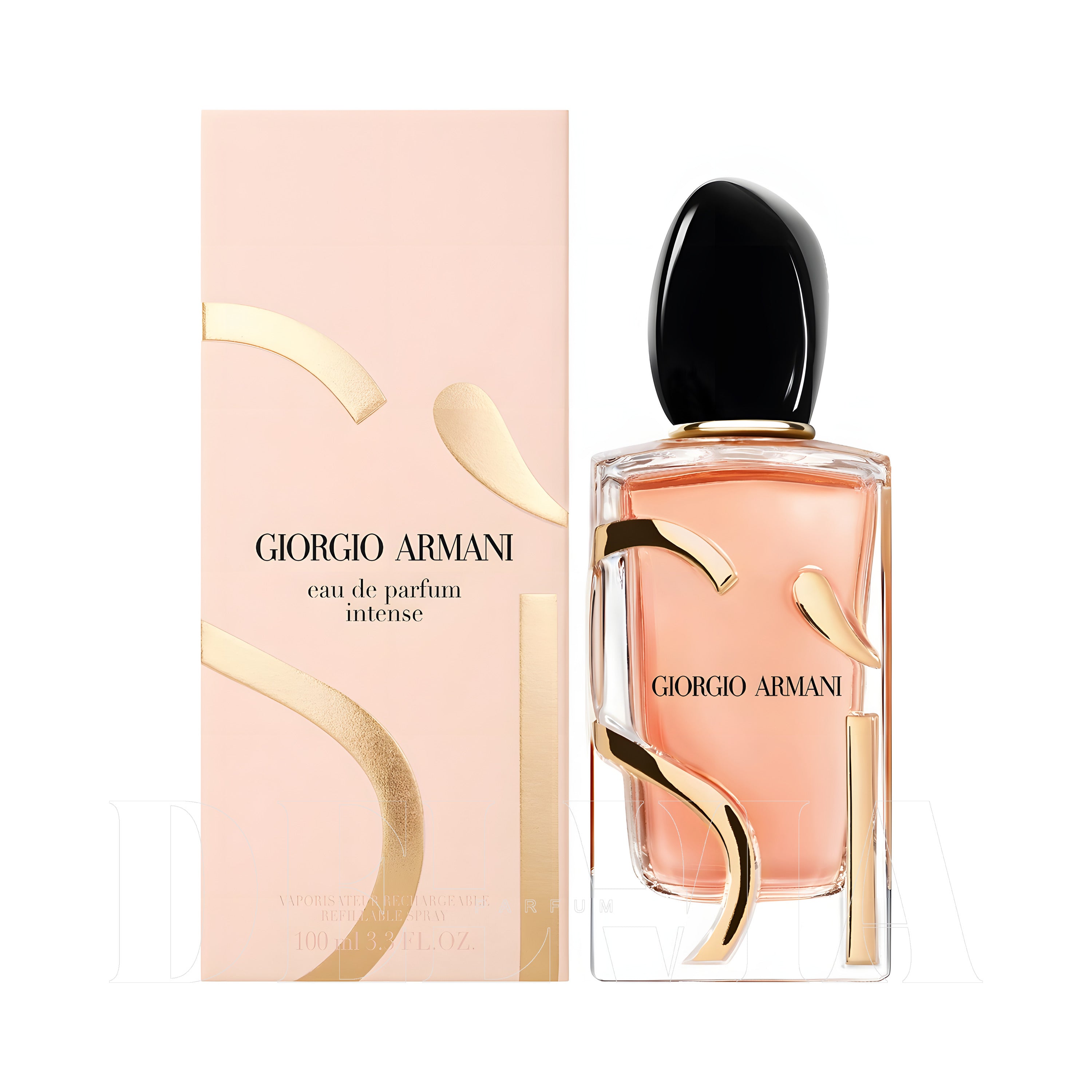 Giorgio Armani Si Intense Edp Katı Parfum — kutu ve şişe görseli