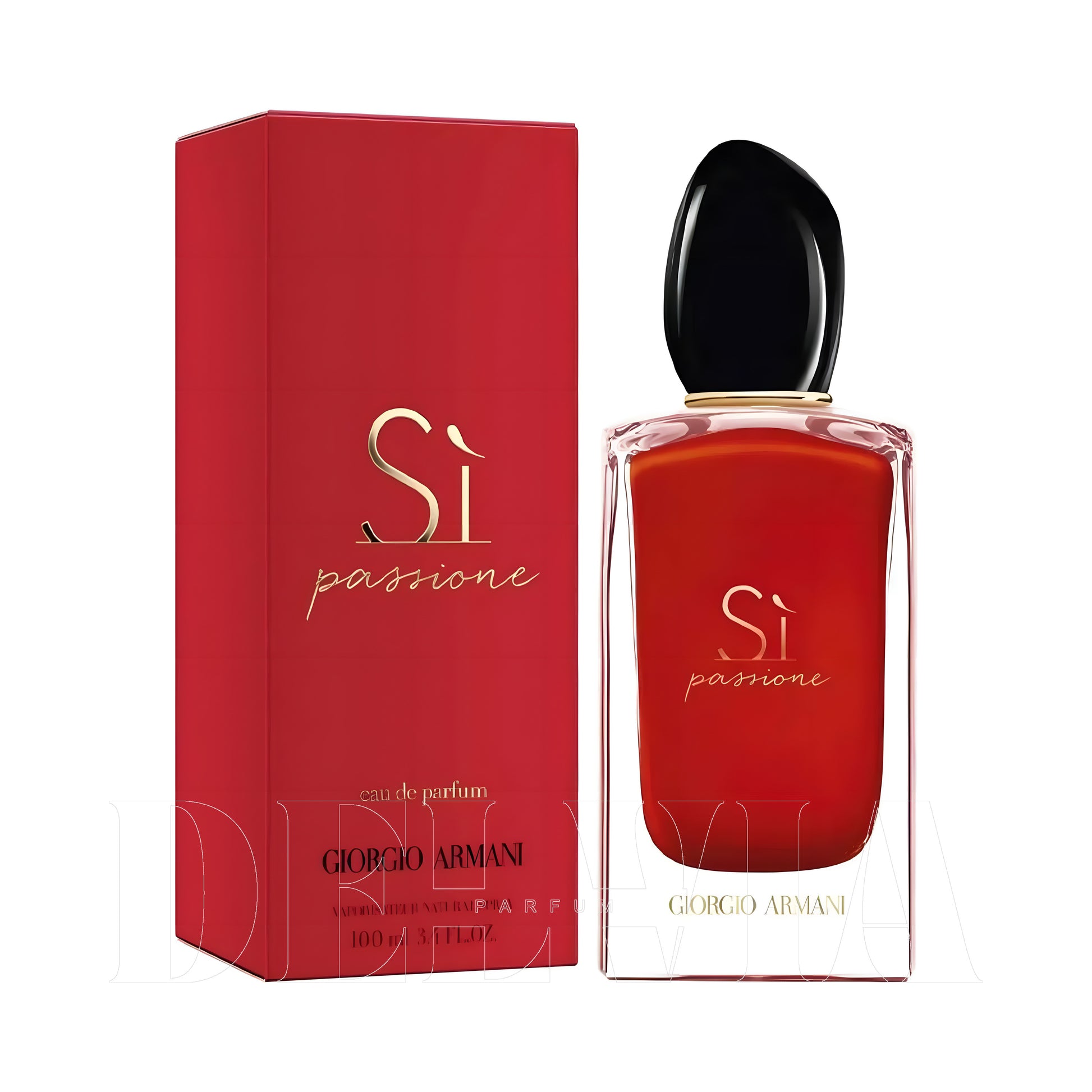 Giorgio Armani Si Passione 2 ml dekant parfüm — kutu ve şişe görseli