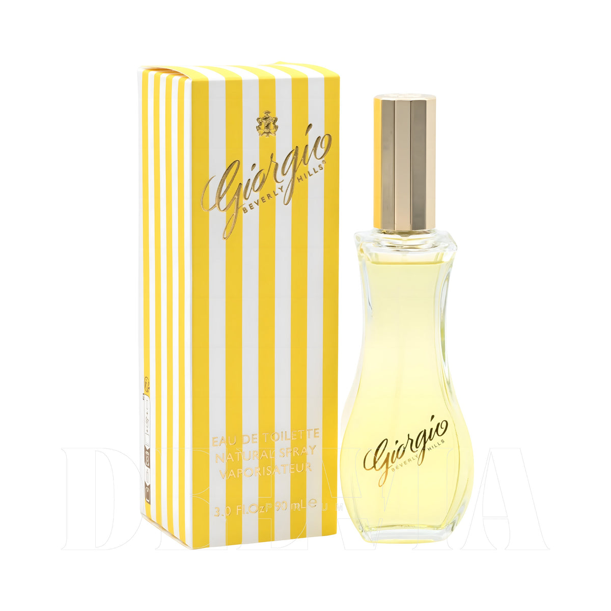 Giorgio Beverly Hills Giorgio 1 ml dekant parfüm — kutu ve şişe görseli