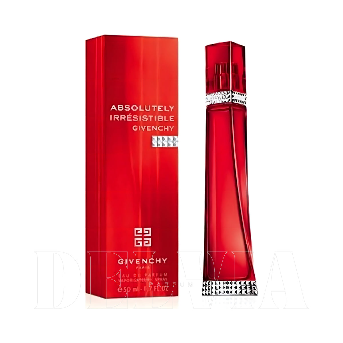 Givenchy Absolutely Irresistible Tam Boy Parfum — kutu ve şişe görseli