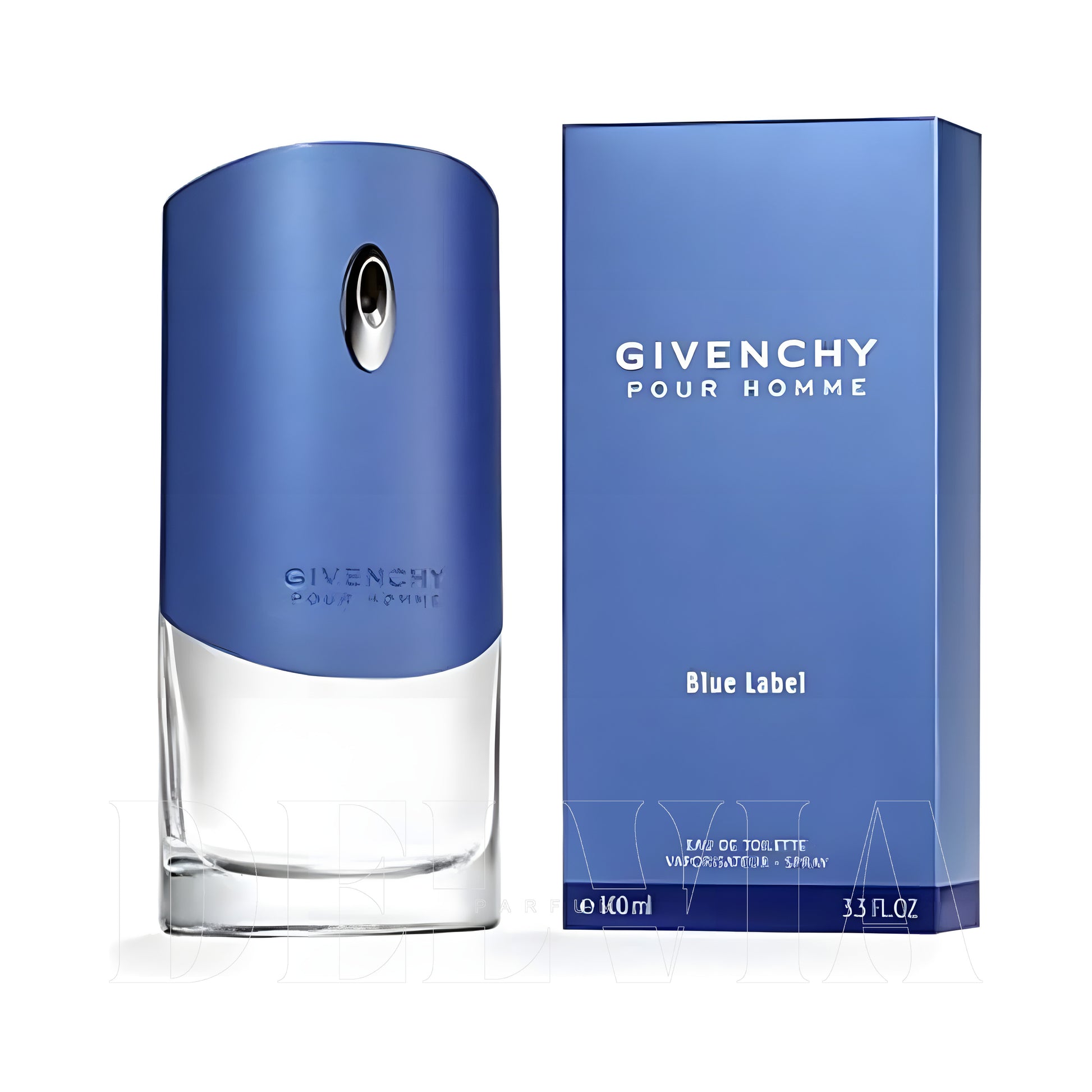 Givenchy Blue Label Katı Parfum — kutu ve şişe görseli