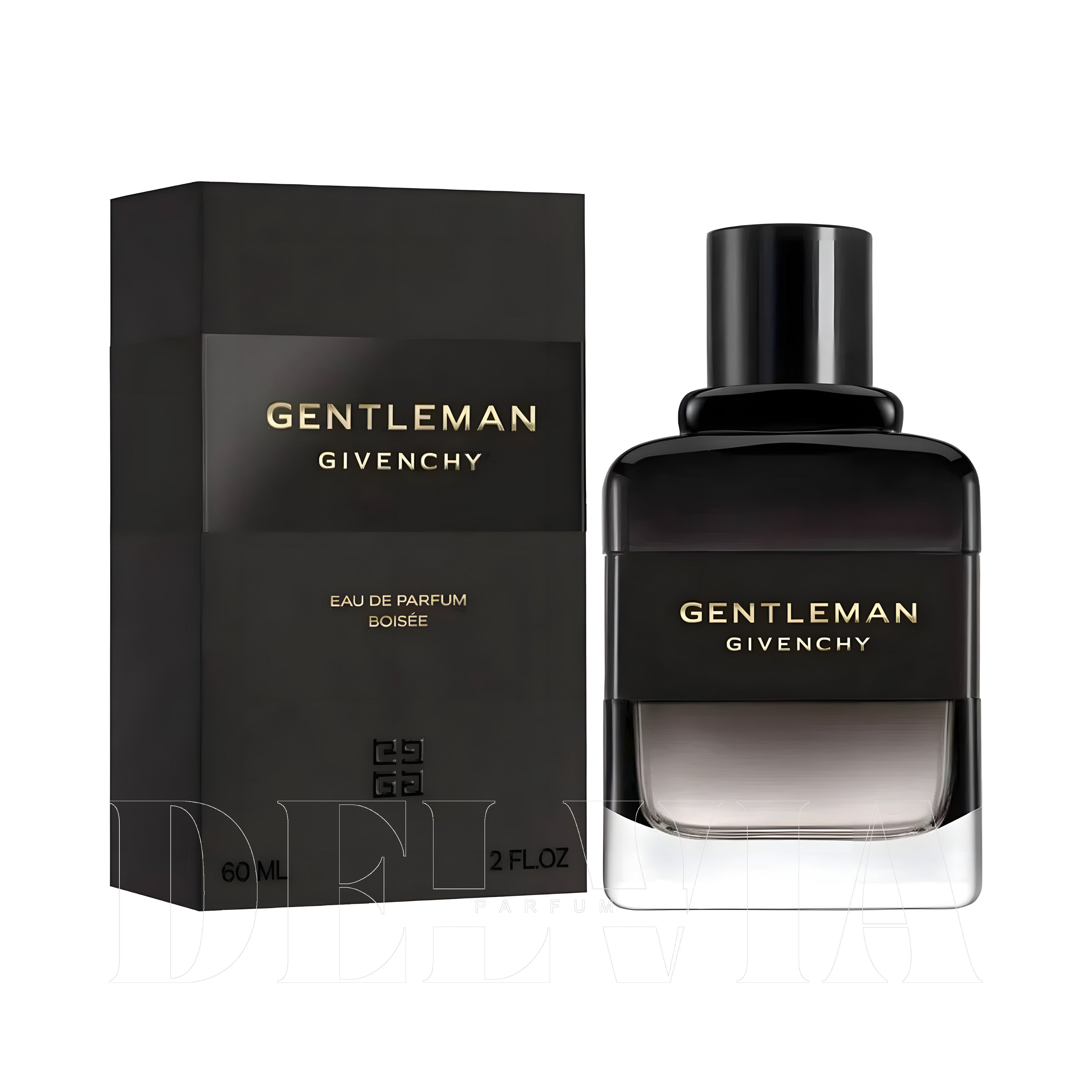 Givenchy Gentleman Boisee 15 ml dekant parfüm — kutu ve şişe görseli