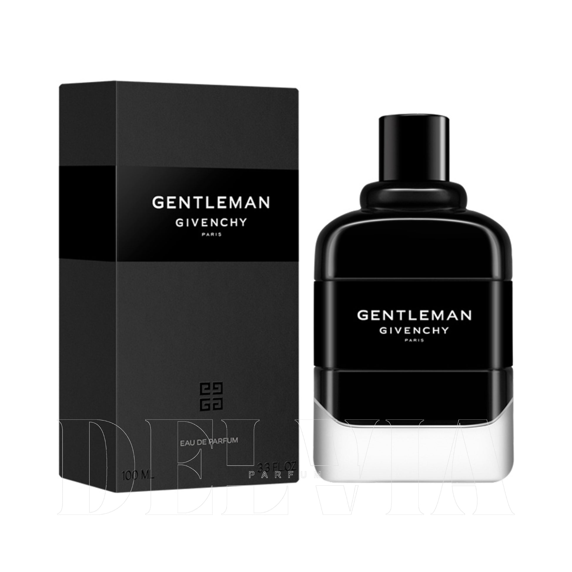 Givenchy Gentleman 3 ml dekant parfüm — kutu ve şişe görseli