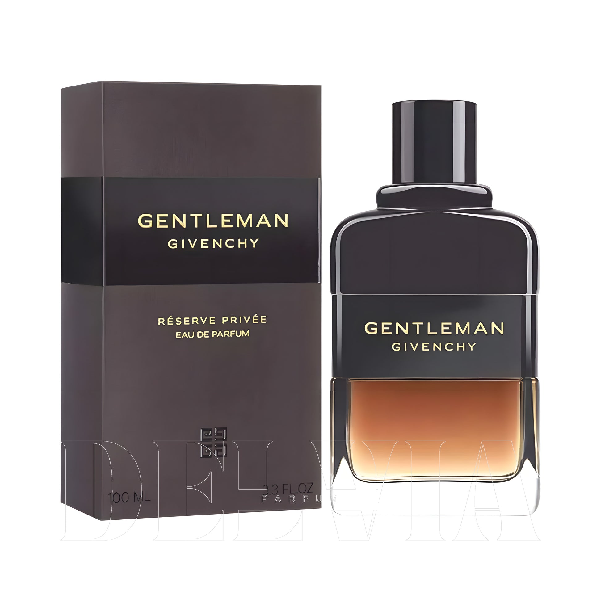 Givenchy Gentleman Reserve Privee 2 ml dekant parfüm — kutu ve şişe görseli