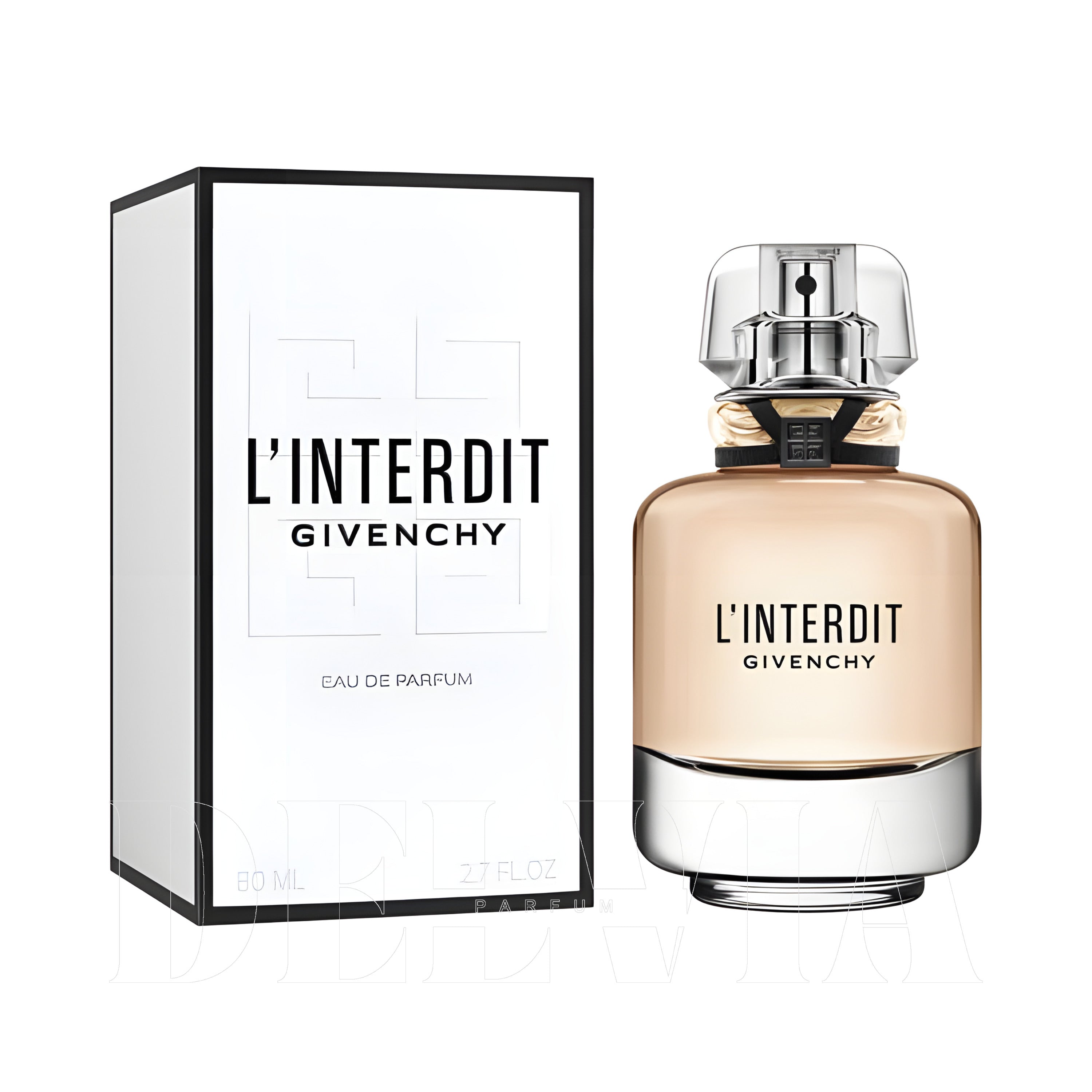 Givenchy L Interdit 1 ml dekant parfüm — kutu ve şişe görseli