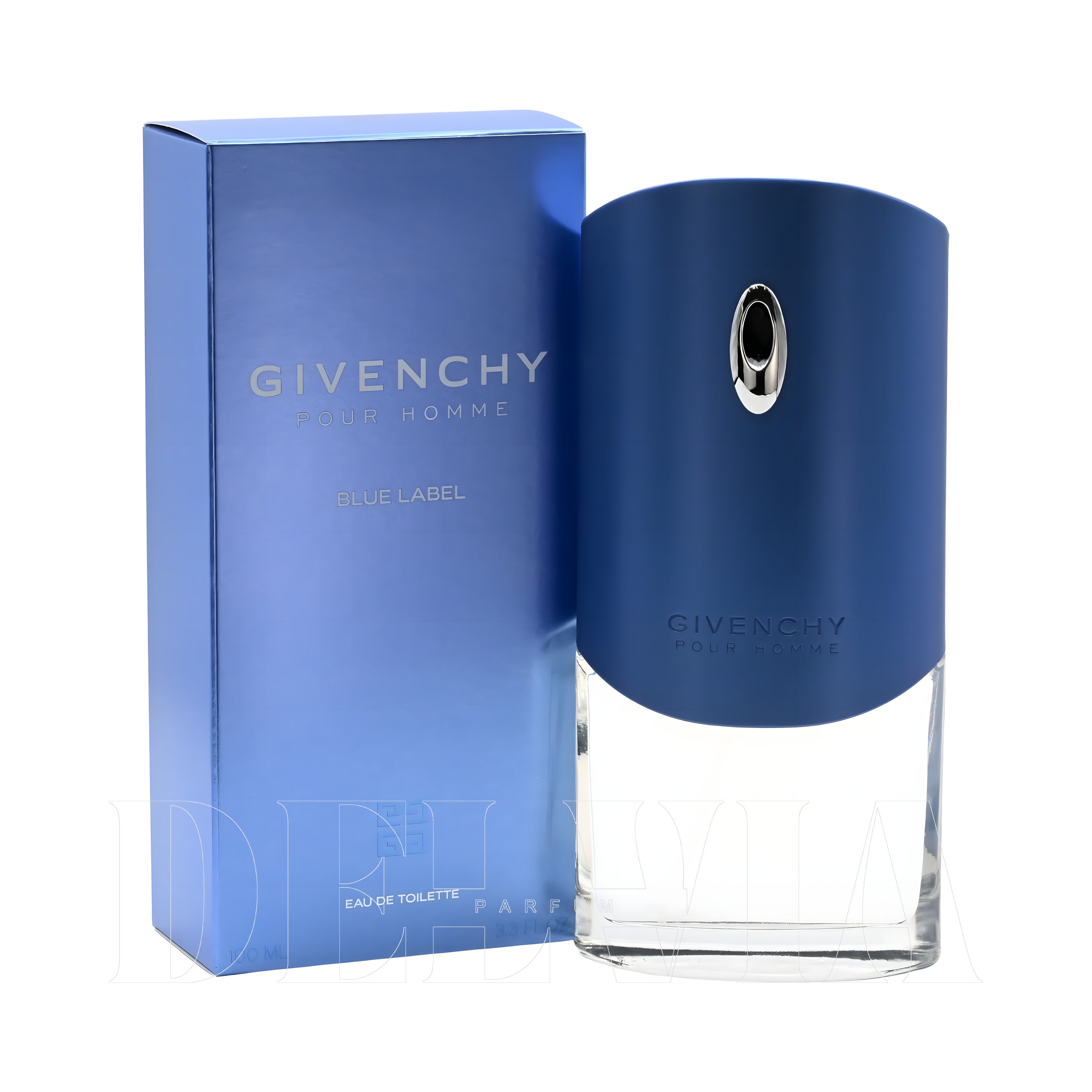 Givenchy Pour Homme Blue Label 1 ml dekant parfüm — kutu ve şişe görseli