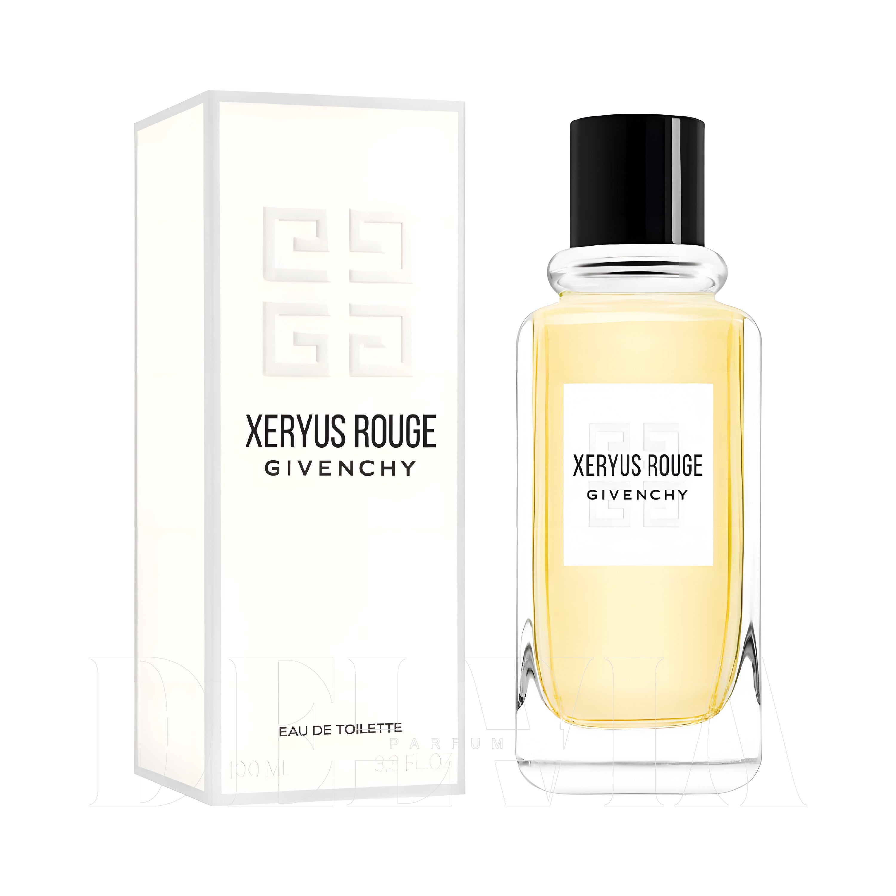 Givenchy Xeryus Rouge Eau De Toilette Spray 2 ml dekant parfüm — kutu ve şişe görseli