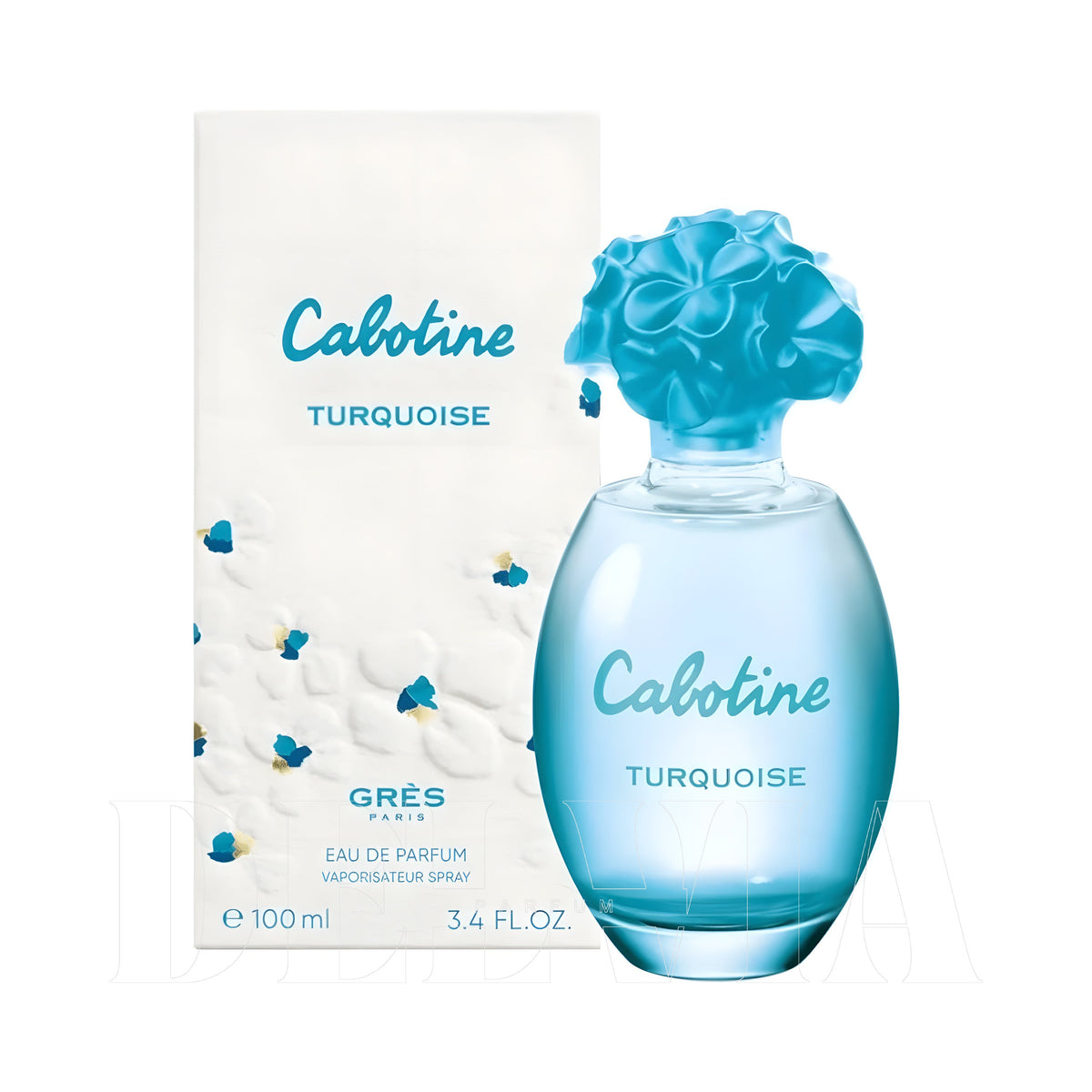 Gres Gres Cabotine Turquoise 2 ml dekant parfüm — kutu ve şişe görseli