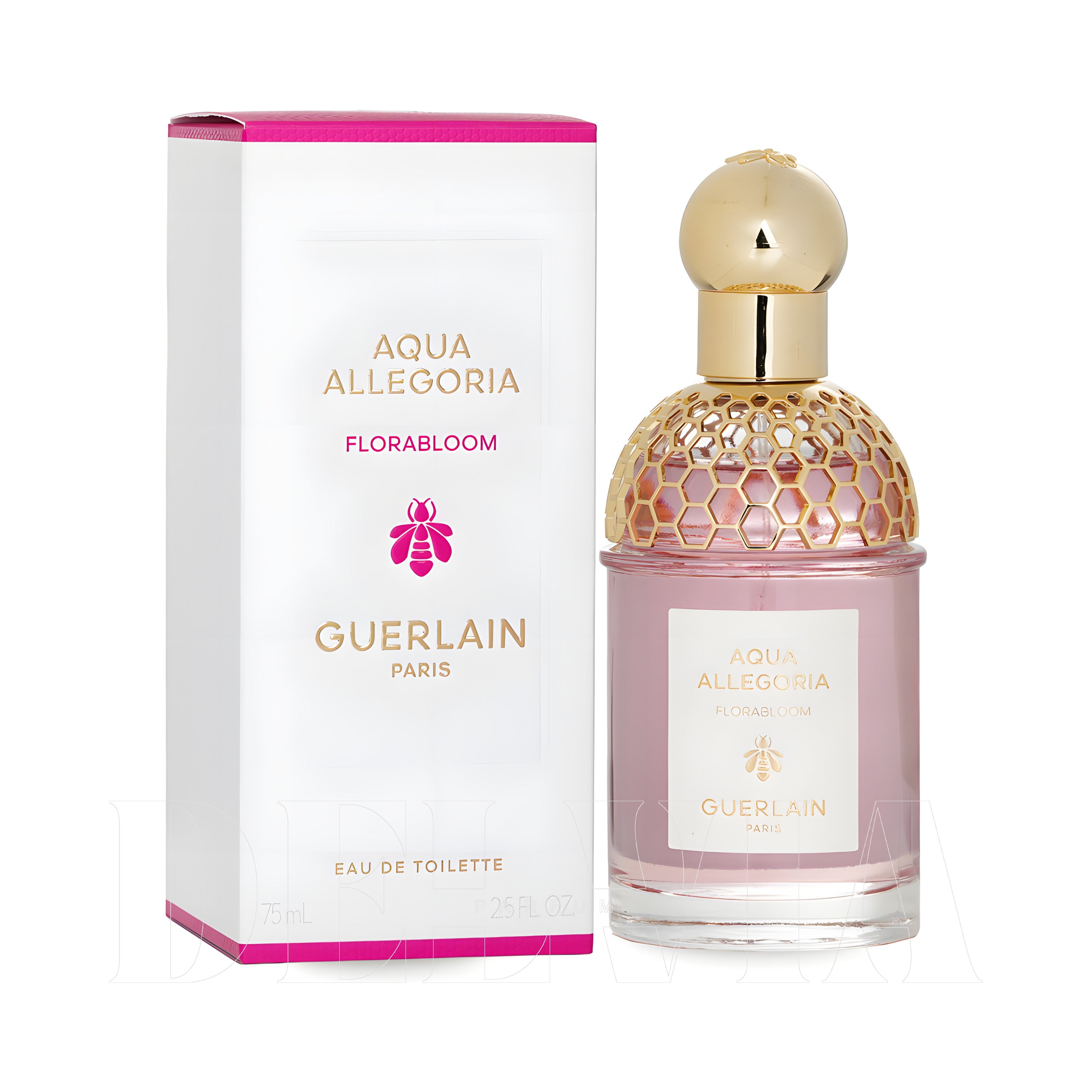 Guerlain Aqua Allegoria Florabloom 1 ml dekant parfüm — kutu ve şişe görseli
