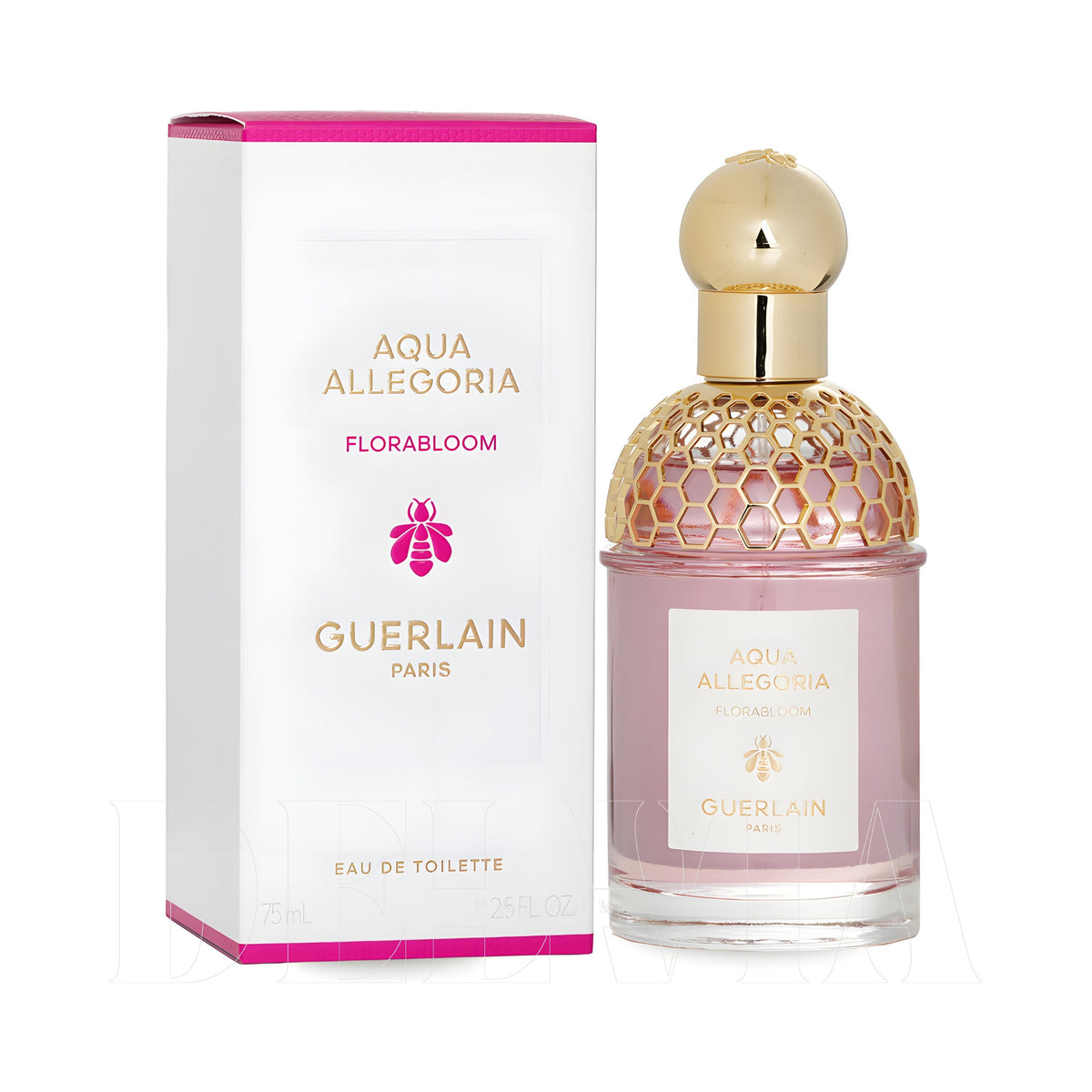 Guerlain Aqua Allegoria Florabloom 2 ml dekant parfüm — kutu ve şişe görseli