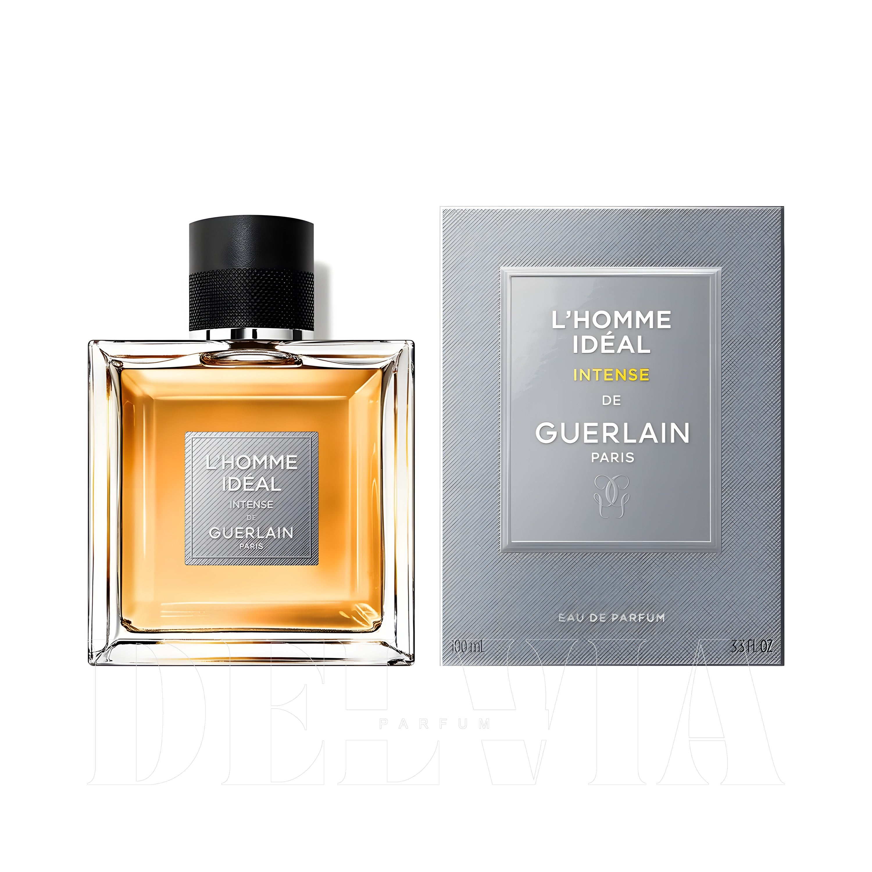 Guerlain L Homme Ideal Intense 8 ml dekant parfüm — kutu ve şişe görseli