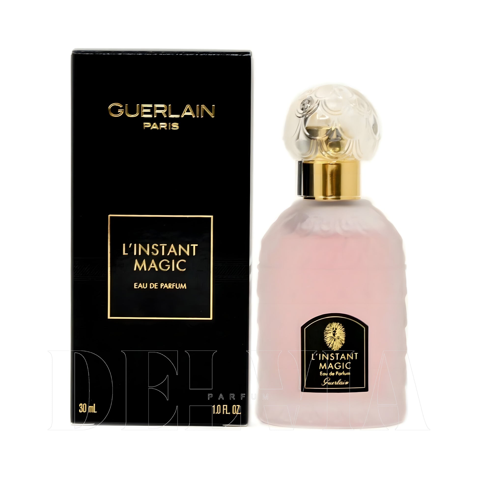 Guerlain L Instant Magic Kokulu Mum — kutu ve şişe görseli