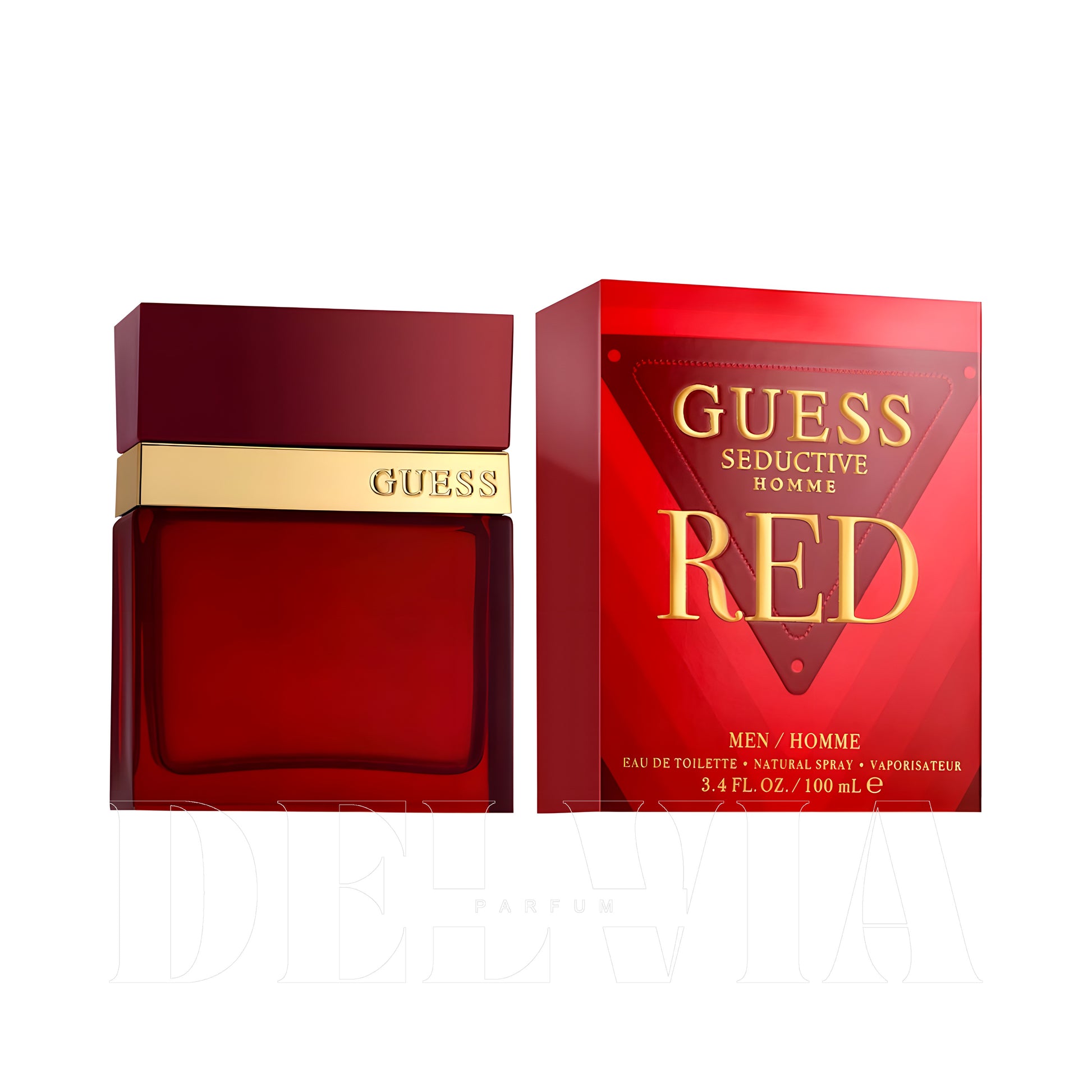 Guess Seductive Red 8 ml dekant parfüm — kutu ve şişe görseli