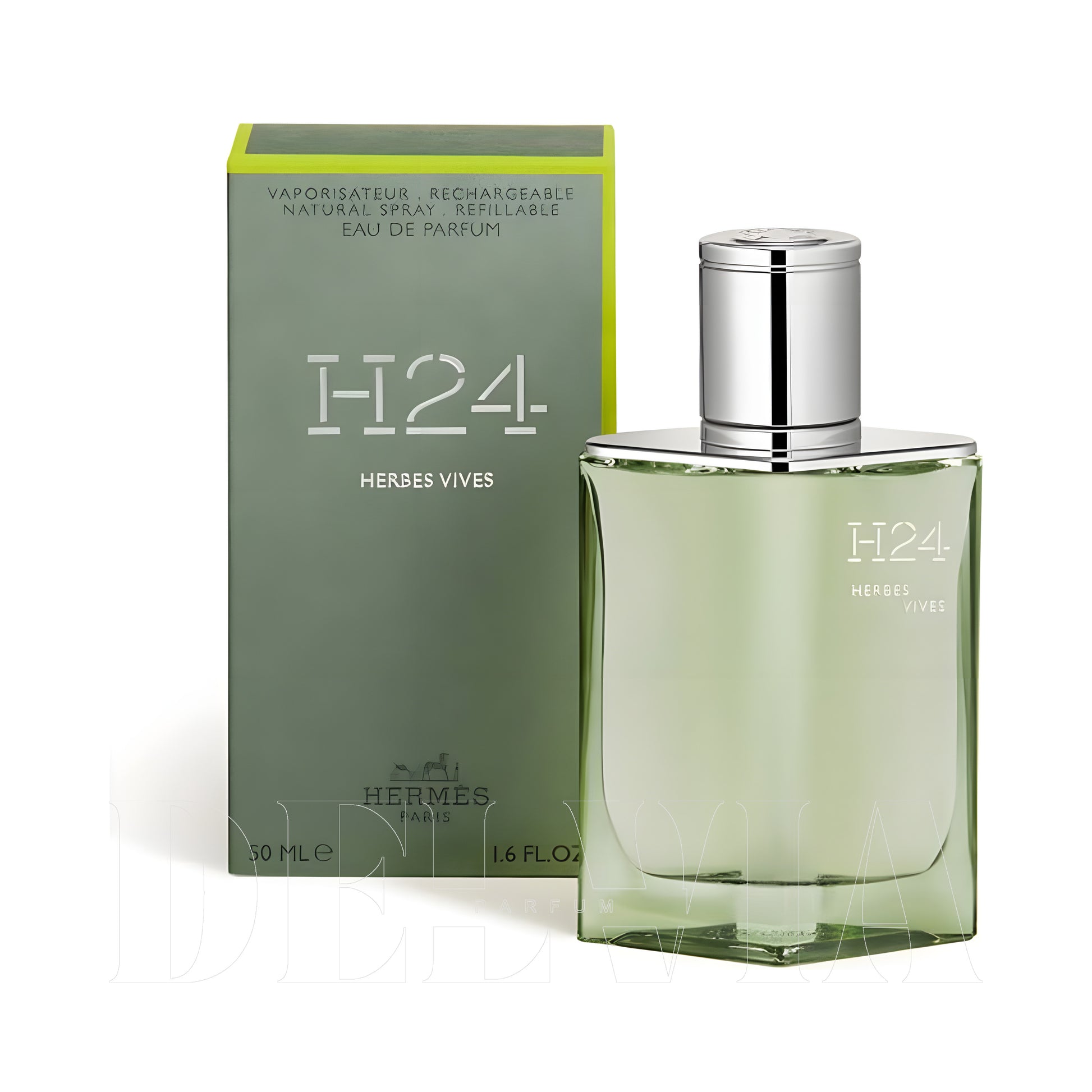Hermes H24 Herbes Vives Kokulu Sabun — kutu ve şişe görseli