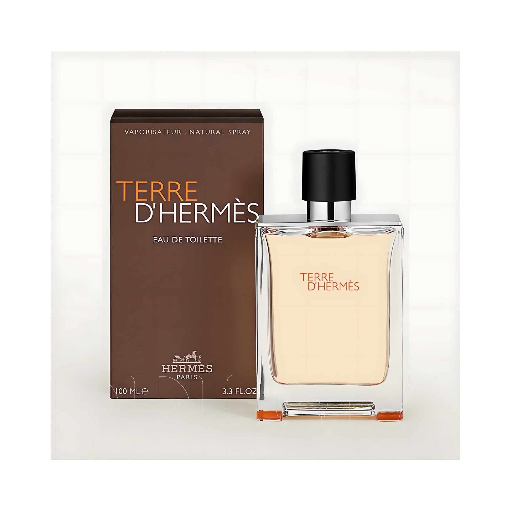 Hermes Terre D Erkek 5 ml dekant parfüm — kutu ve şişe görseli