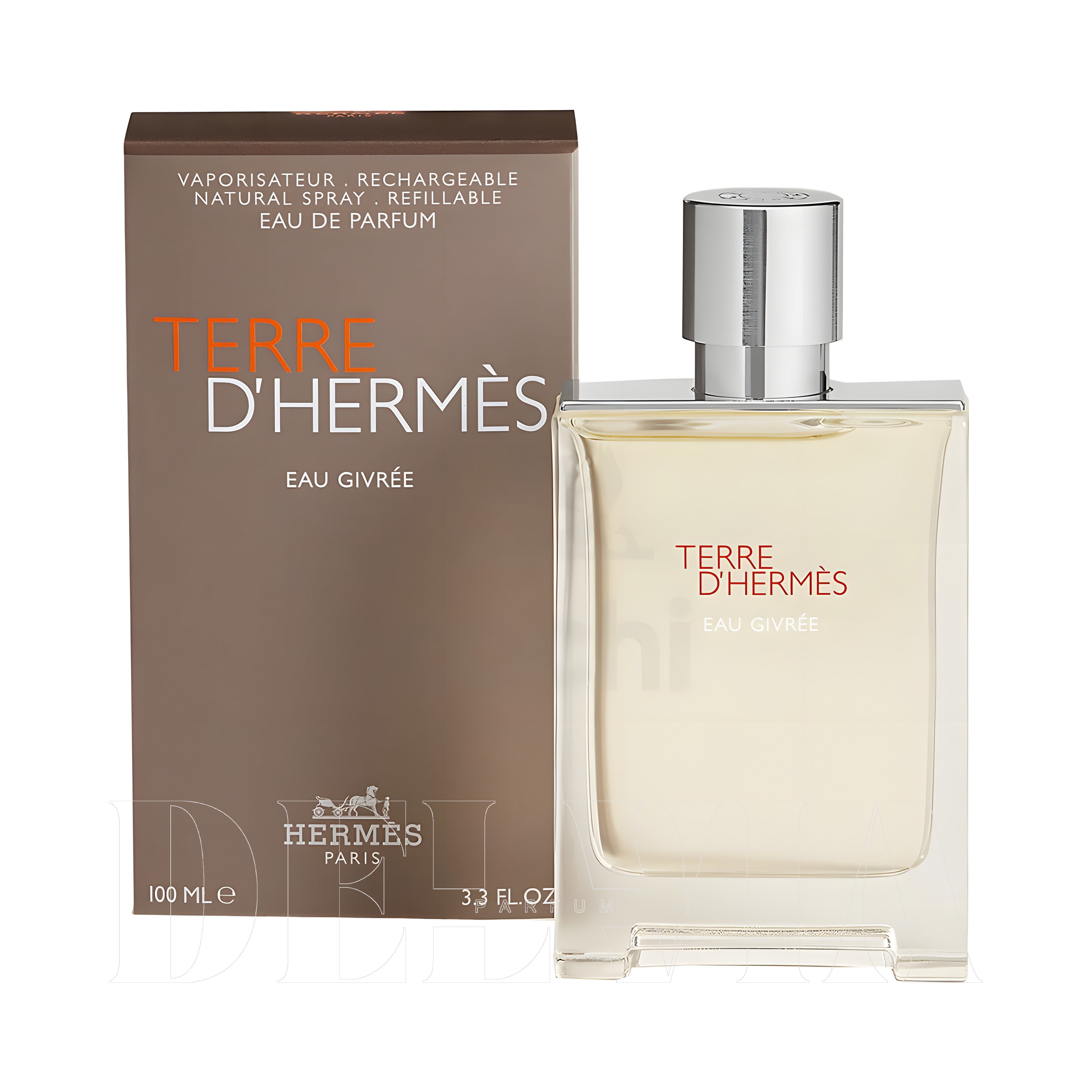 Hermes Terre D Hermes Eau Givree 20 ml dekant parfüm — kutu ve şişe görseli
