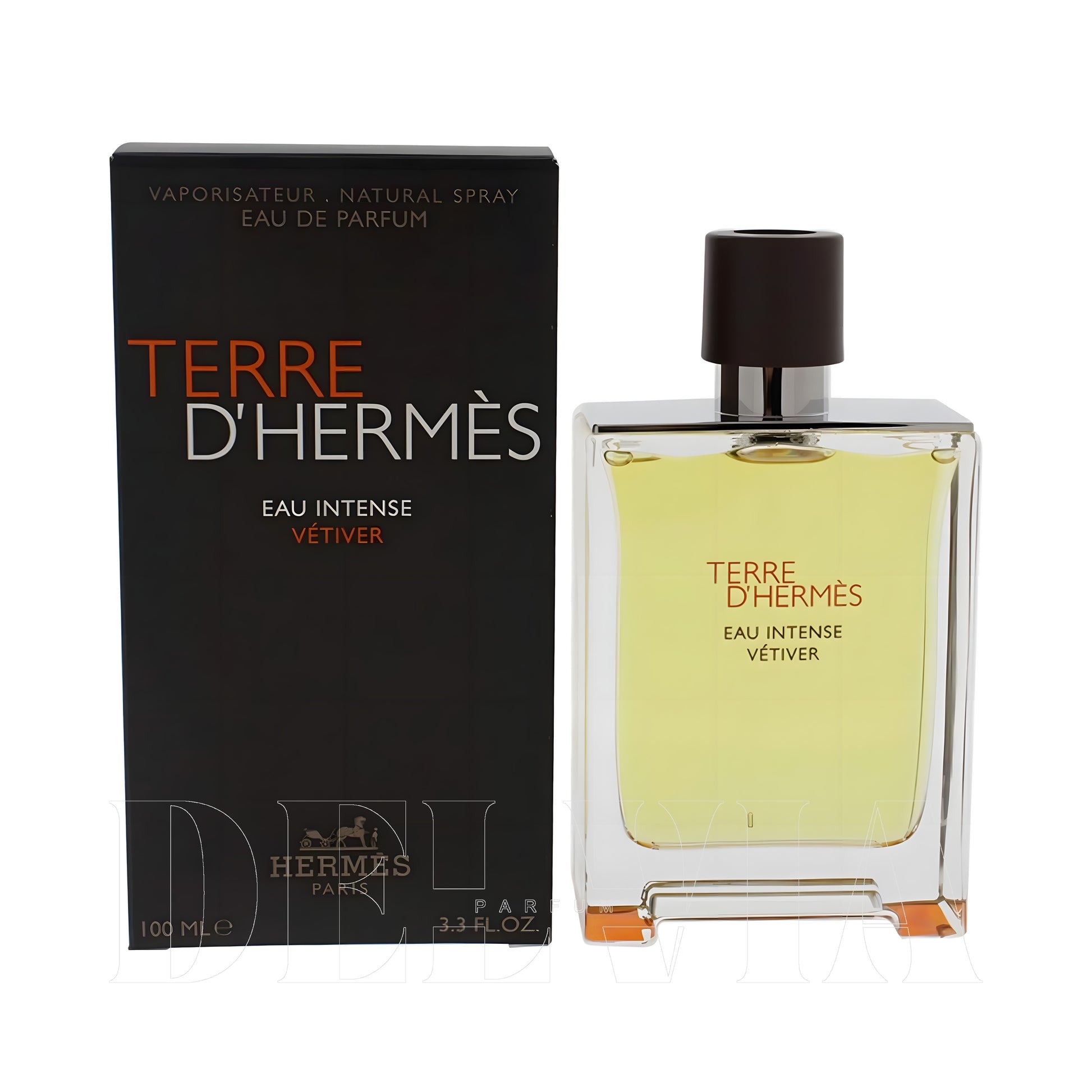 Hermes Terre D Hermes Eau Intense Vetiver 3 ml dekant parfüm — kutu ve şişe görseli