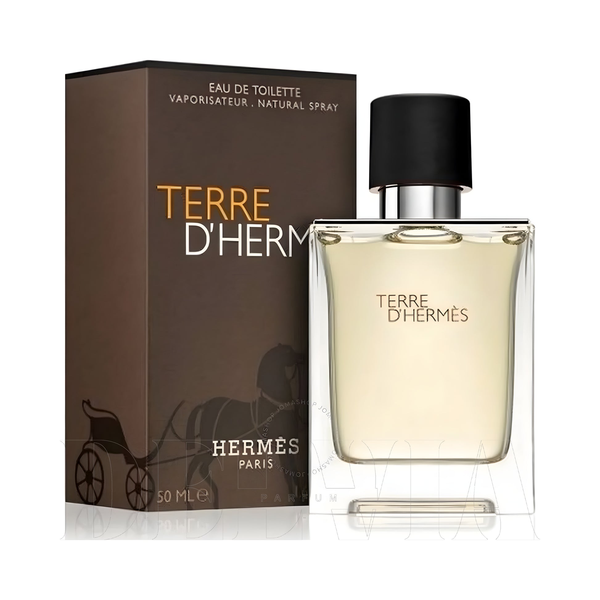 Hermes Terre D Hermes 1 ml dekant parfüm — kutu ve şişe görseli