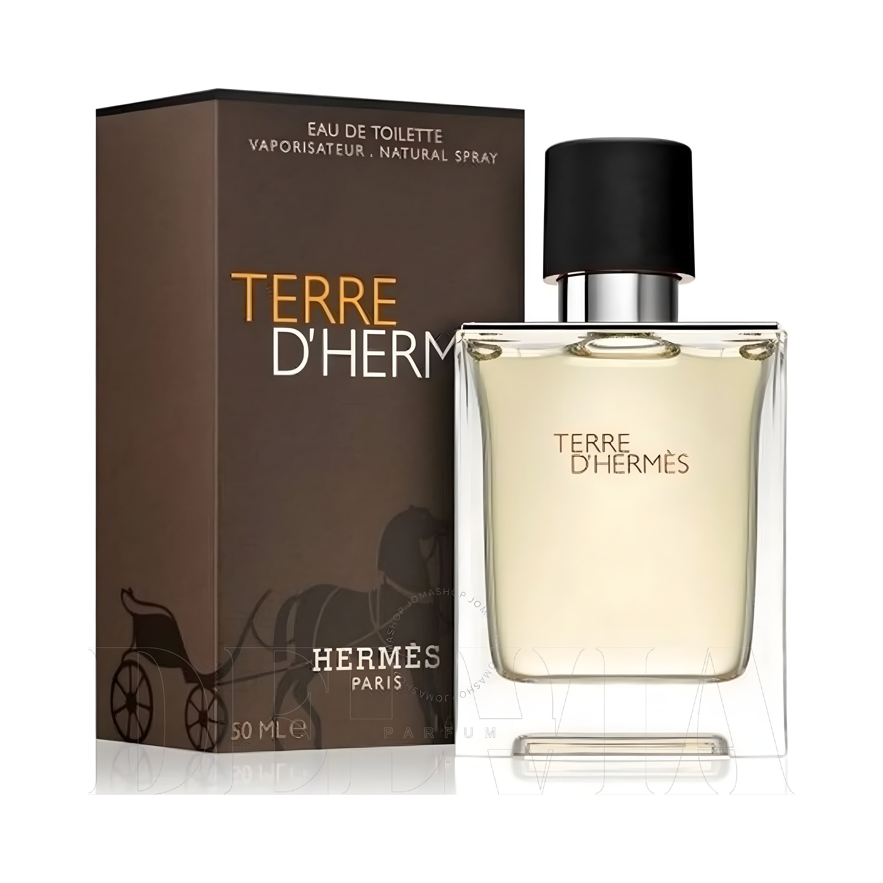 Hermes Terre D Hermes 5 ml dekant parfüm — kutu ve şişe görseli