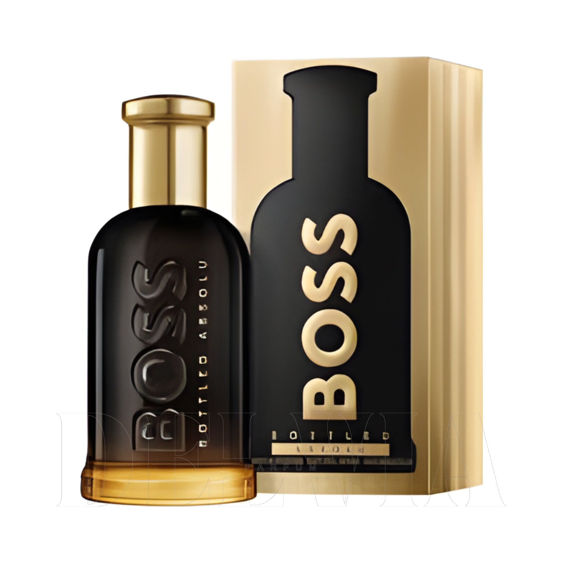 Hugo Boss Bottled Absolu Intense Parfum 20 ml dekant parfüm — kutu ve şişe görseli
