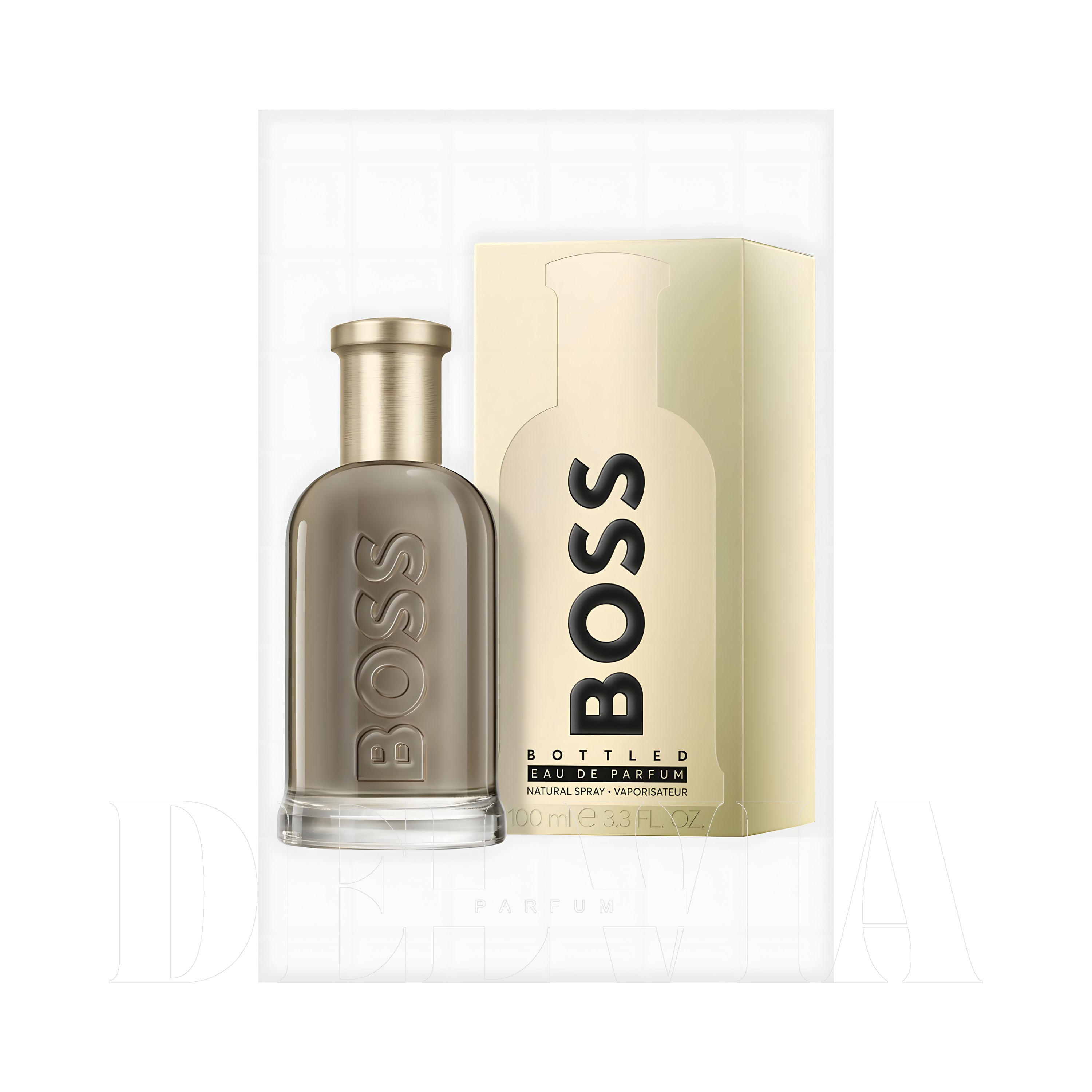 Hugo Boss Bottled 2 ml dekant parfüm — kutu ve şişe görseli