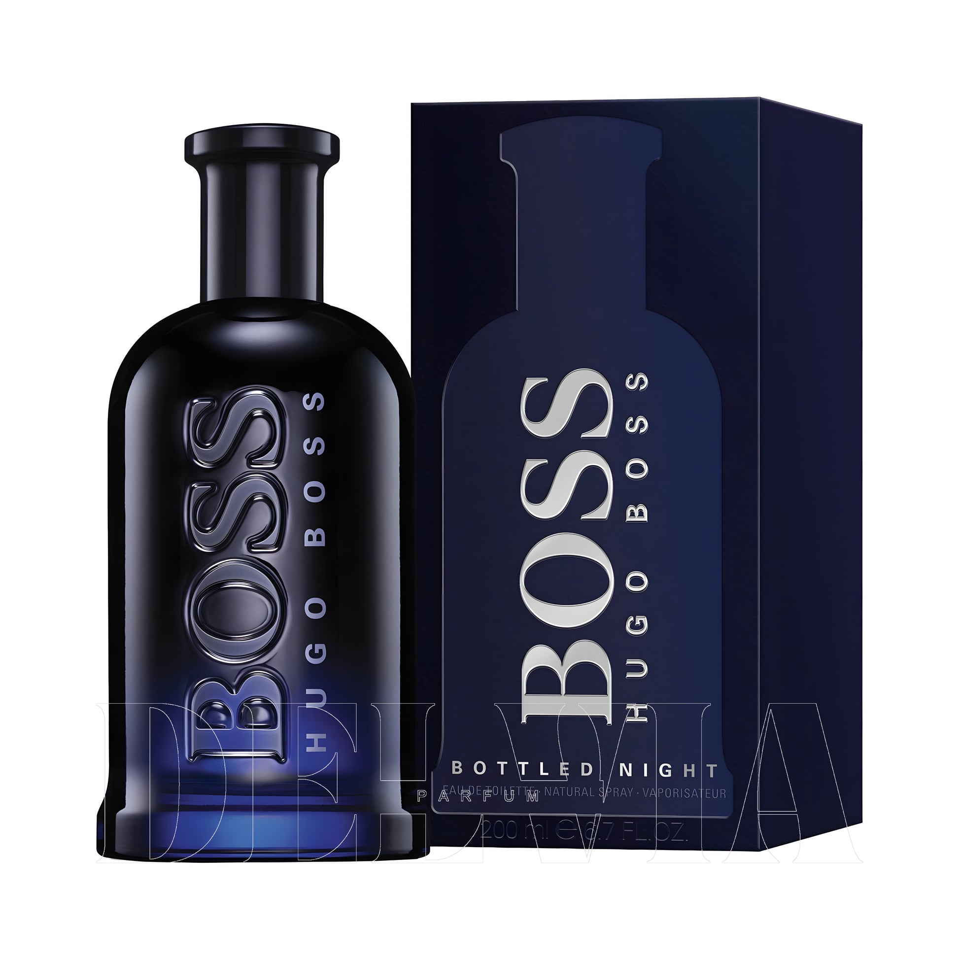 Hugo Boss Bottled Night 10 ml dekant parfüm — kutu ve şişe görseli