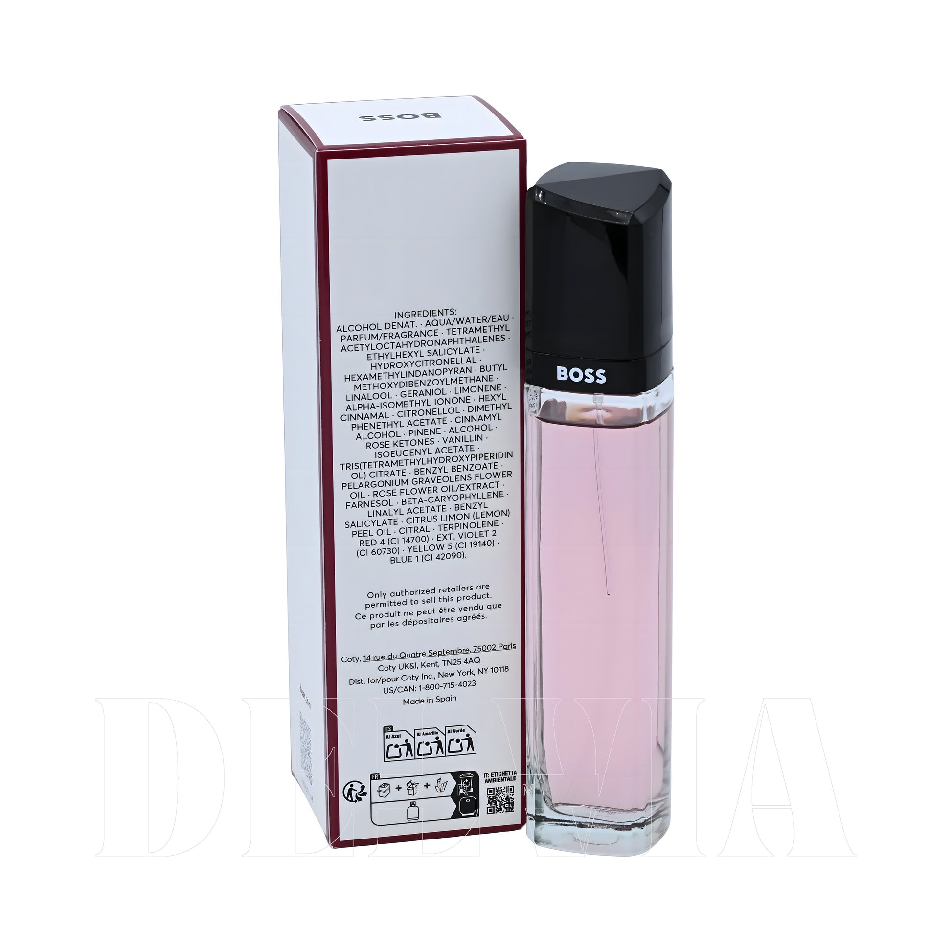 Hugo Boss Femme 5 ml dekant parfüm — kutu ve şişe görseli