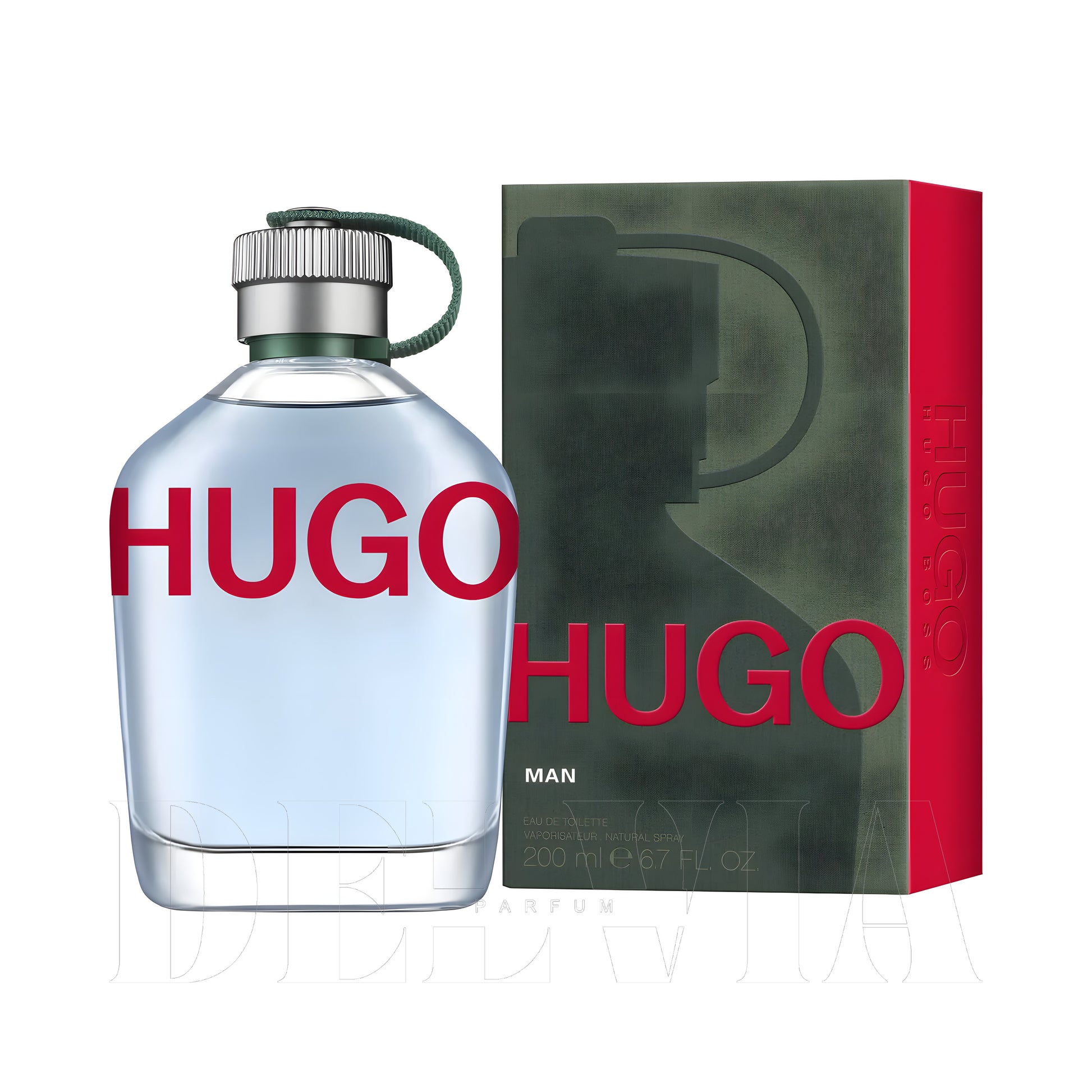 Hugo Boss Hugo 15 ml dekant parfüm — kutu ve şişe görseli